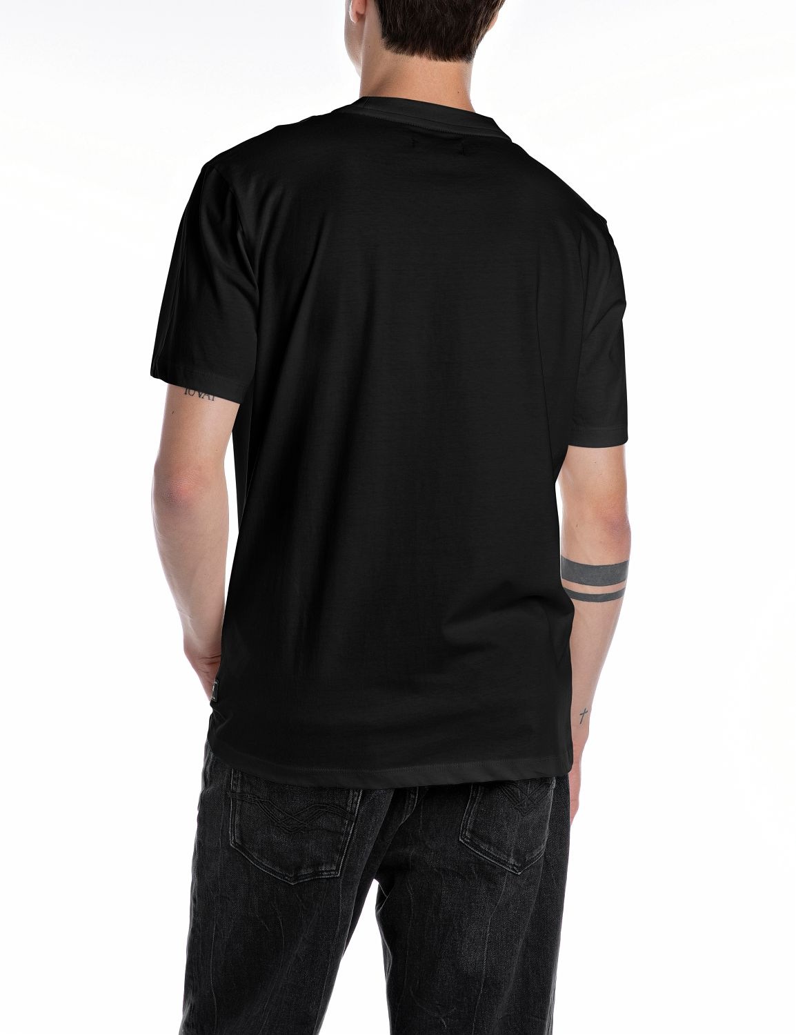 Replay T-Shirt »mit Logostickerei auf der Brust«