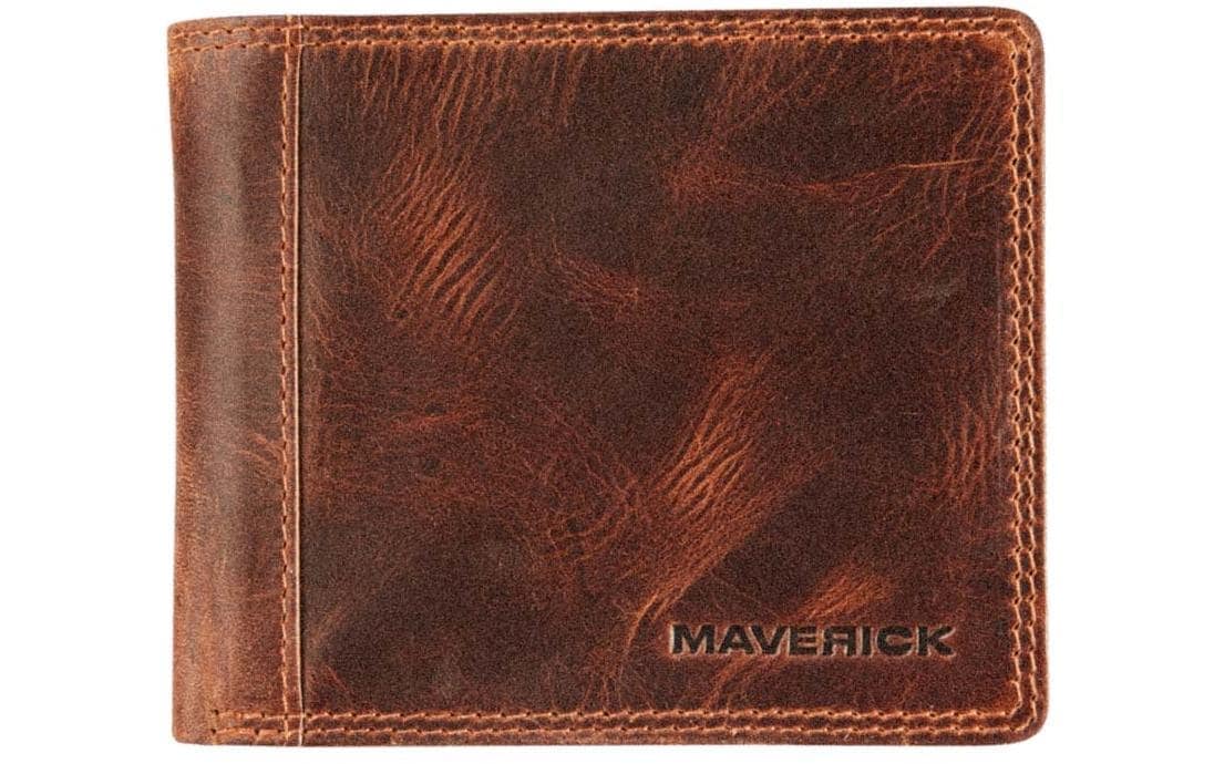 Geldbörse »Maverick Original 11 x 9,3 cm, Braun«