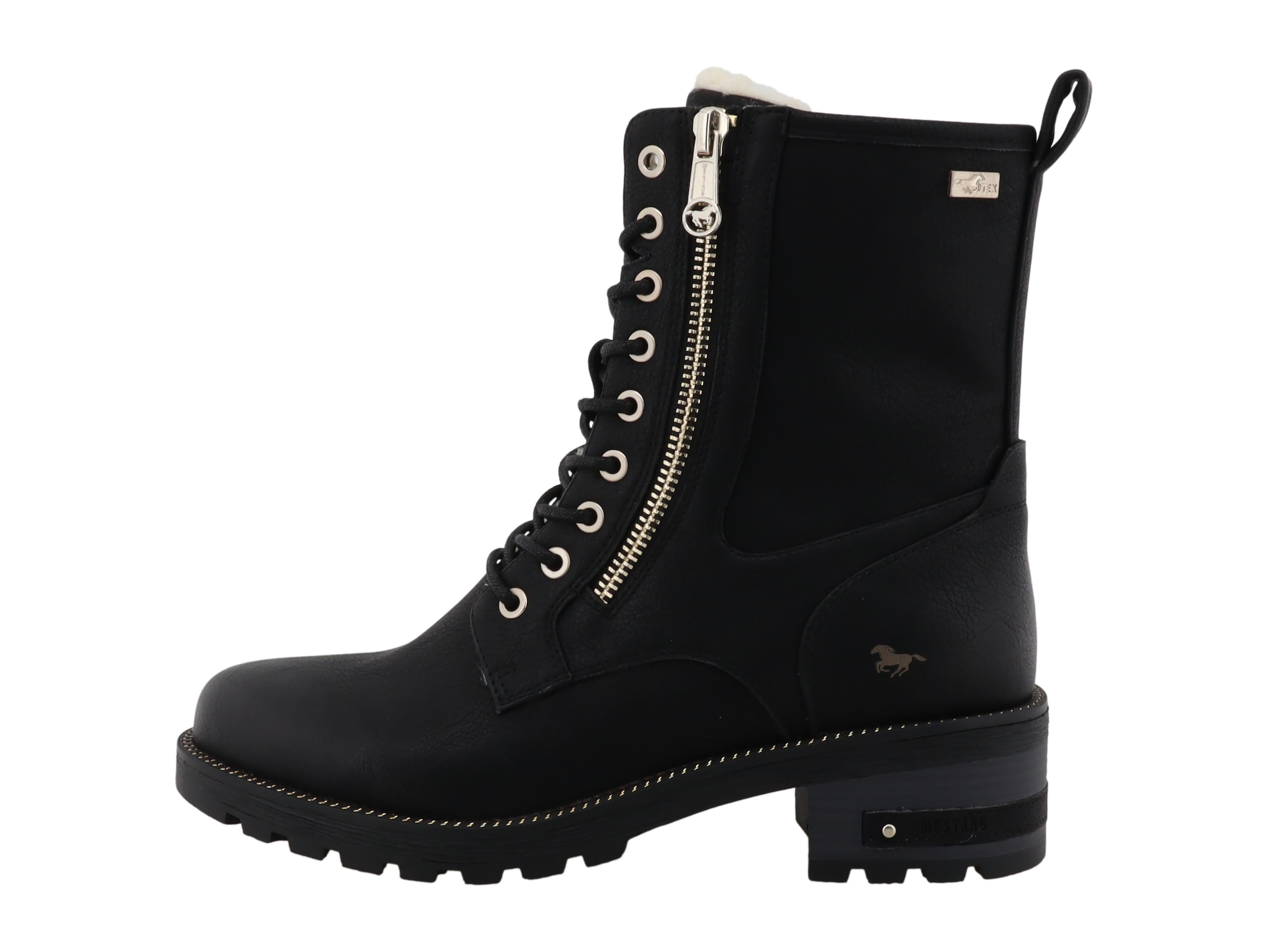 Mustang Shoes Winterstiefelette »Haukea«  Winterboots mit praktischen Reissverschlüssen