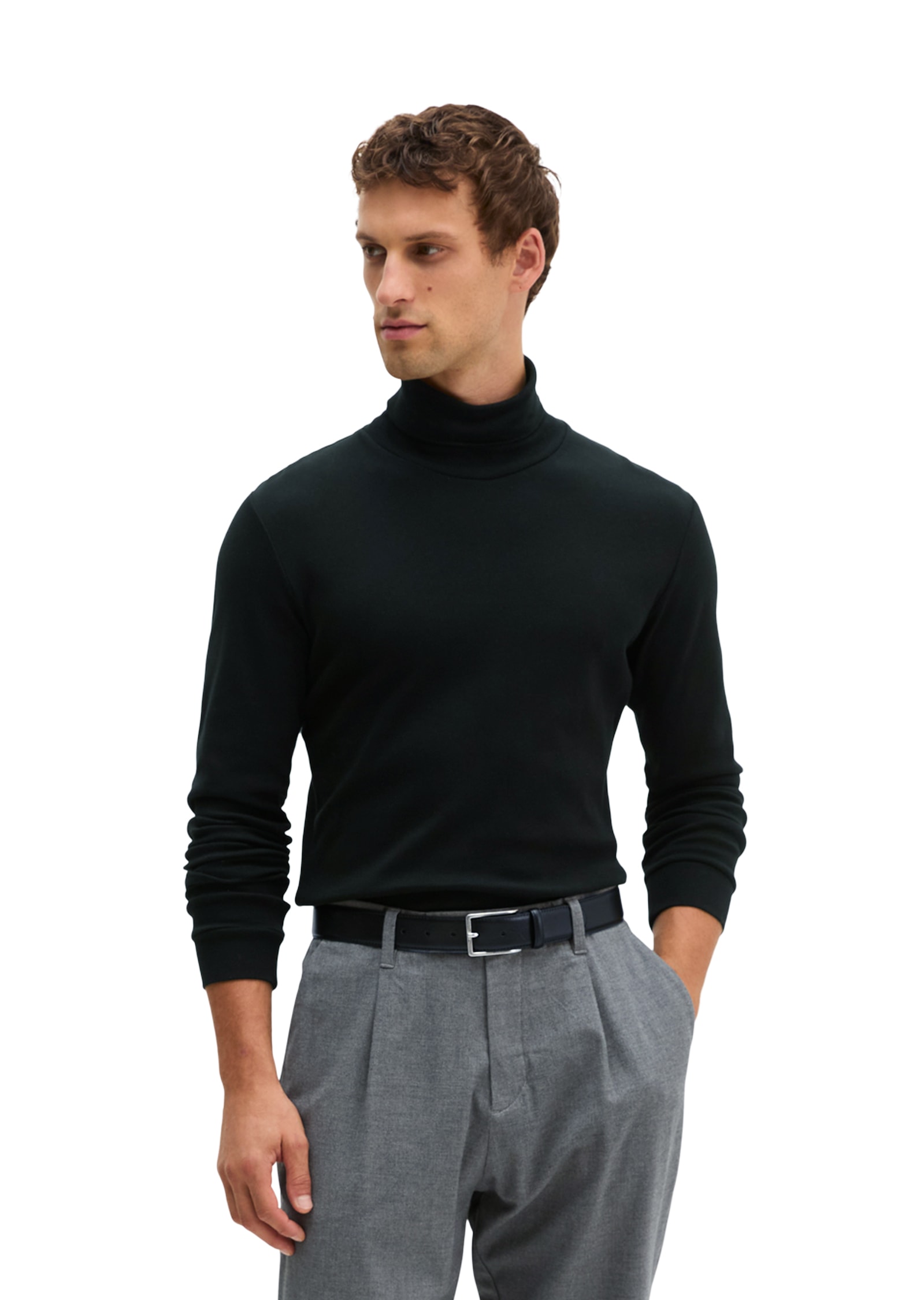 Marc O'Polo Rollkragenshirt aus reiner Bio-Baumwolle