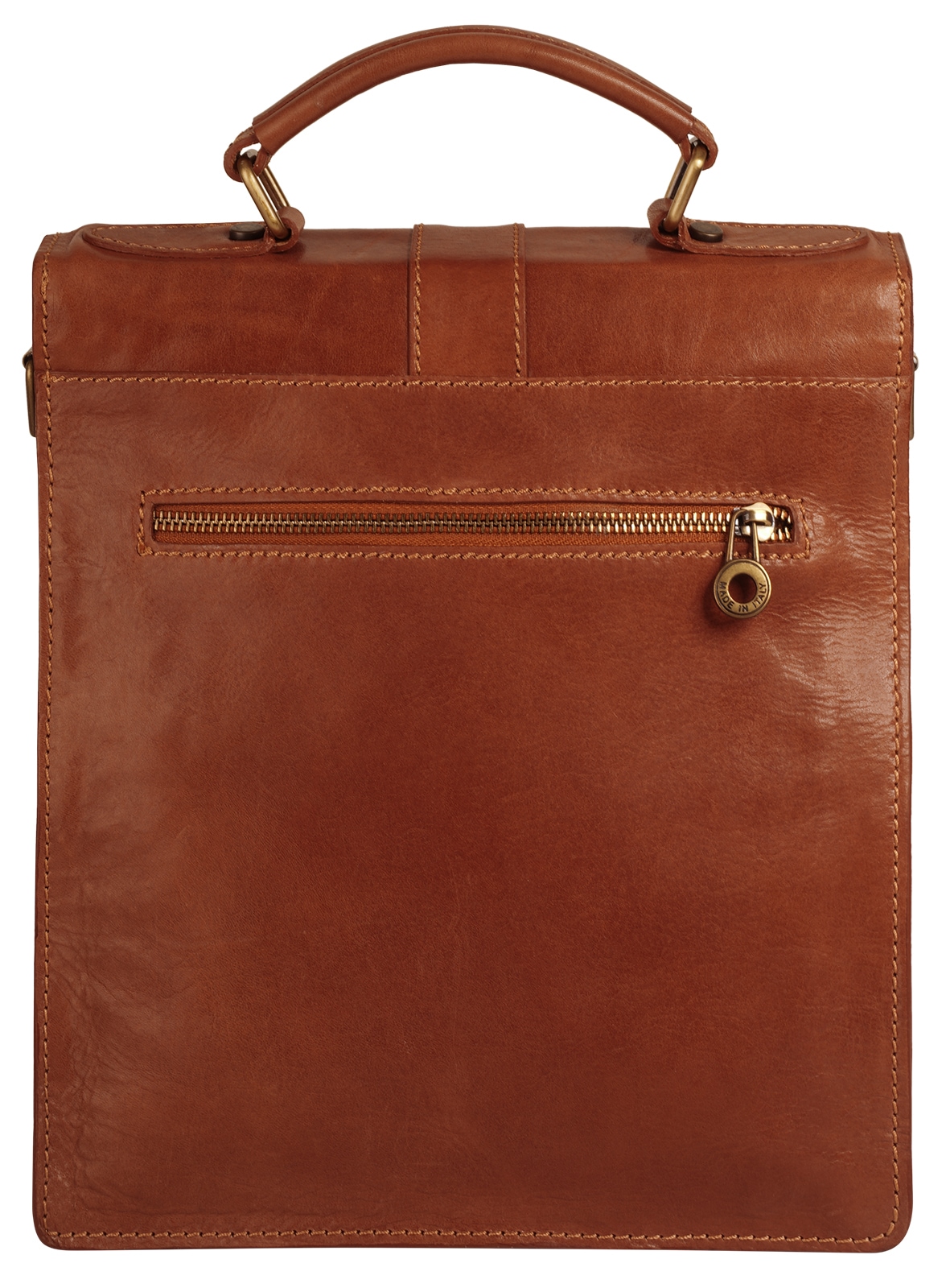 Piké Umhängetasche echt Leder, Made in Italy