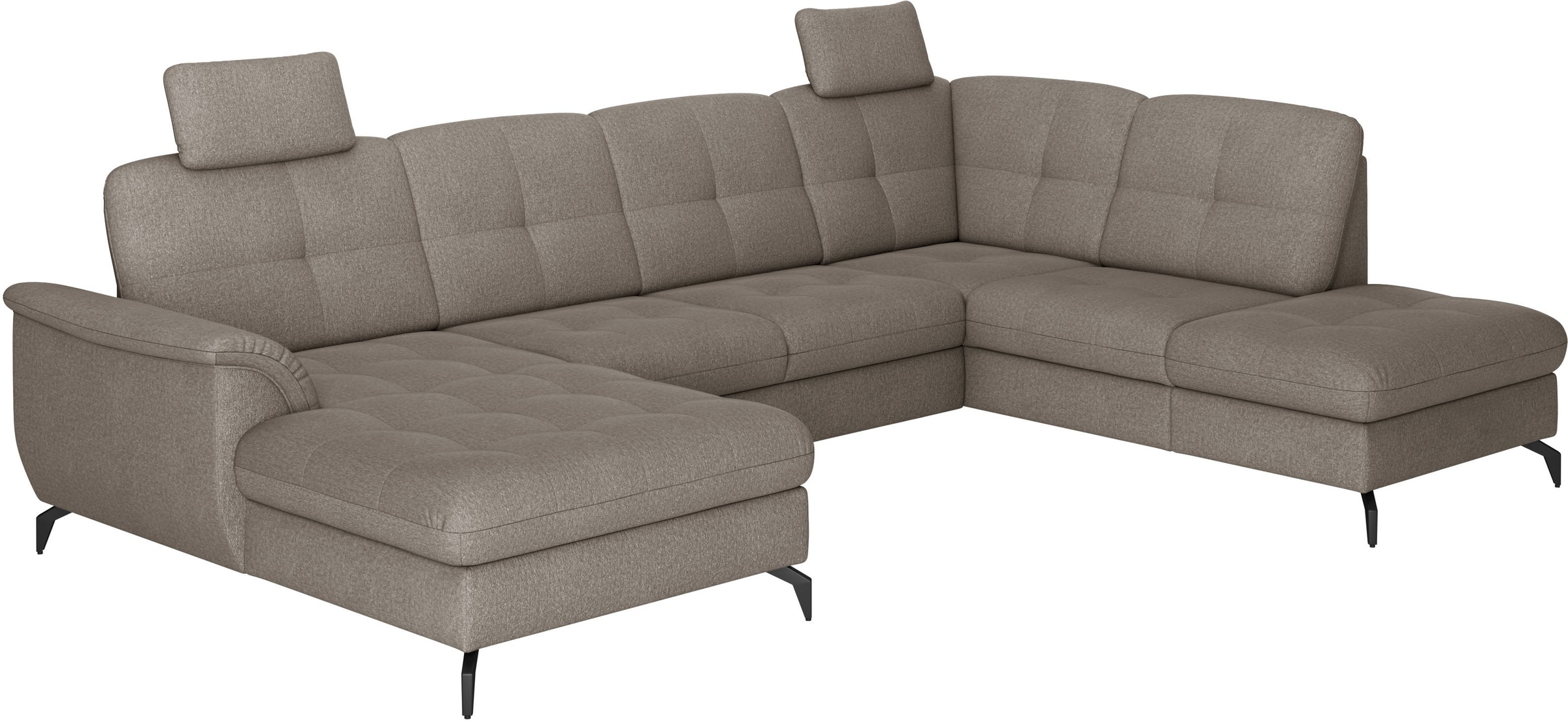 sit&more Wohnlandschaft »Zora U-Form«, wahlweise mit Bettfunktion und Bettkasten