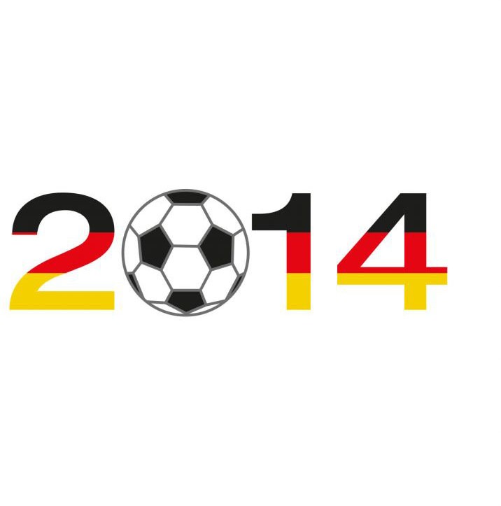 Image of Wall-Art Wandtattoo »Fussballdeko 2014 mit Fussball«, (1 St.) bei Ackermann Versand Schweiz