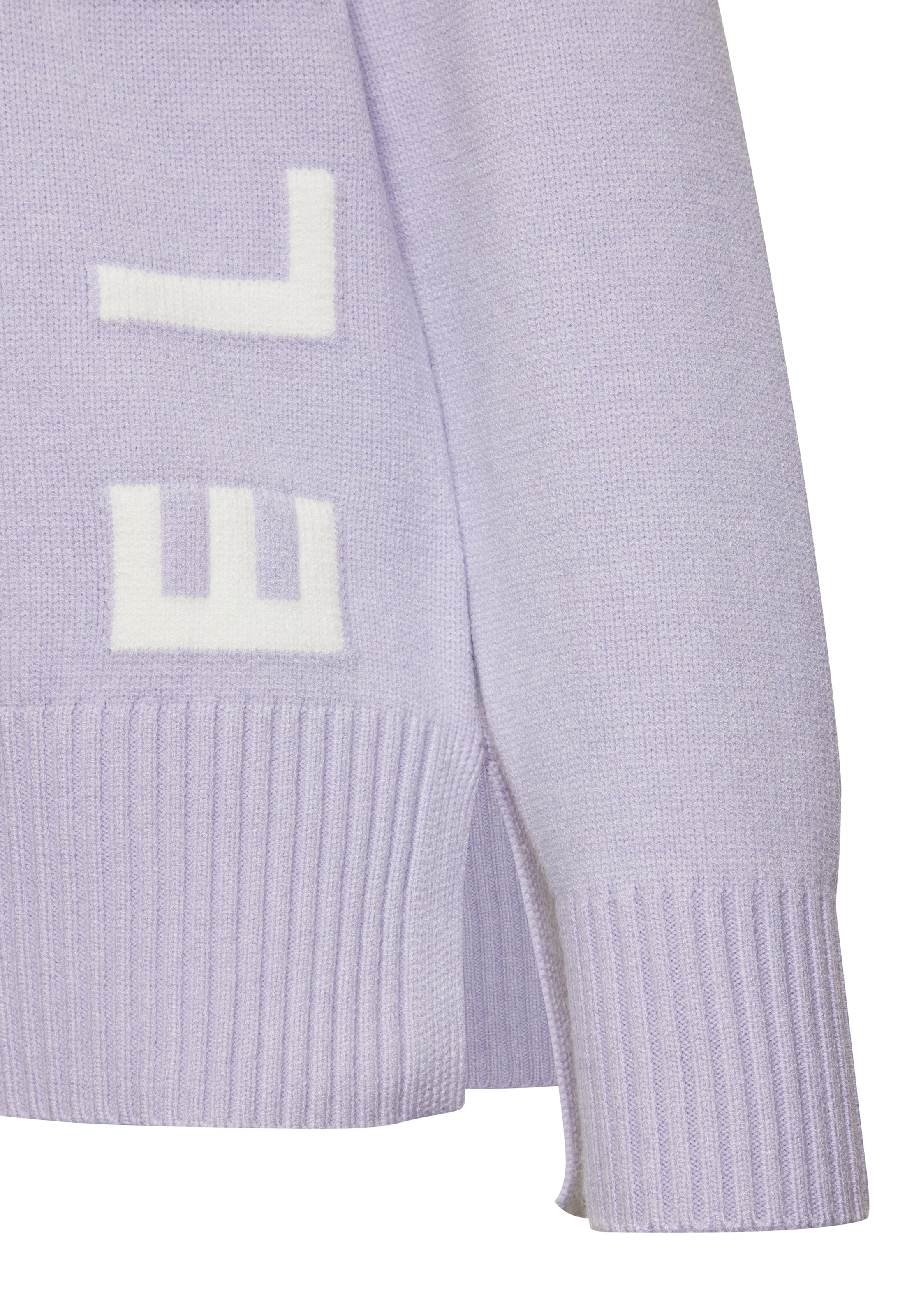 Elbsand Rollkragenpullover »mit eingestricktem Logoschriftzug« Kuscheliger Strickpullover, lockere Passform, super weich, casual