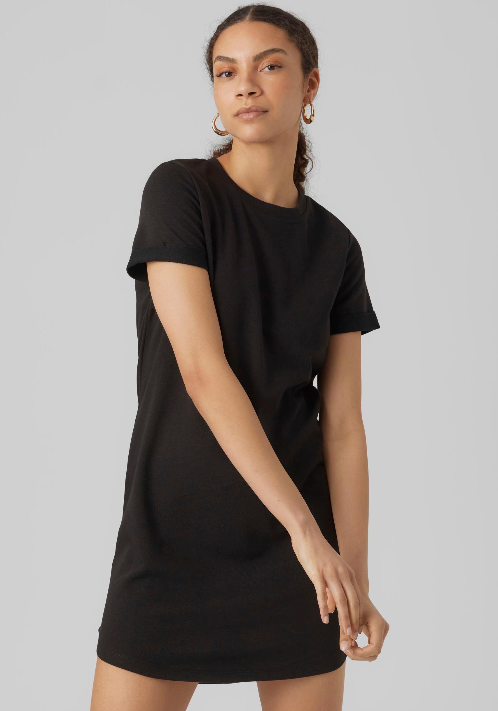 Image of Vero Moda Jerseykleid "VMSASHAMILLA SS SWEAT DRESS NOOS" Sommerkleid