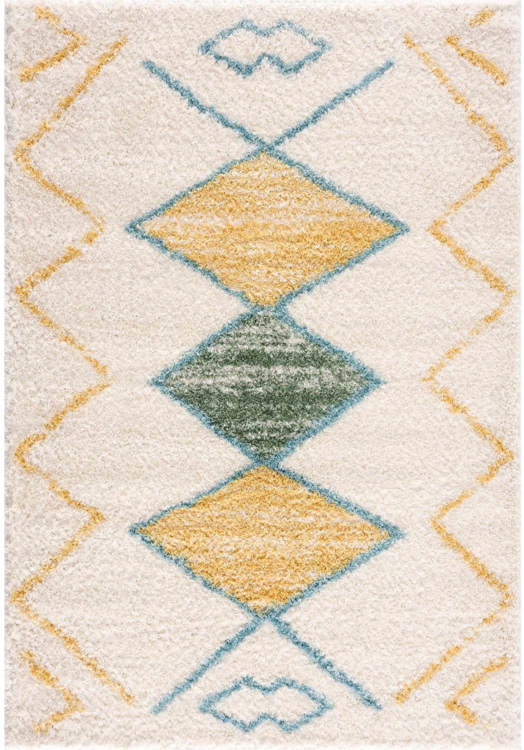 Carpet City Hochflor-Teppich »Pulpy 557«, rechteckig, 30 mm Höhe, besonders weich, Ethno Look, ideal für Wohnzimmer & Schlafzimmer