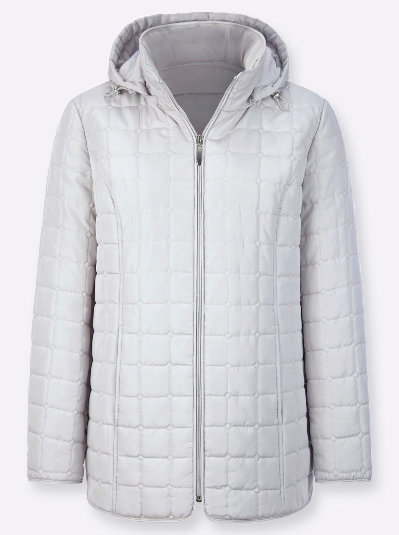Classic Basics Steppjacke, mit Kapuze