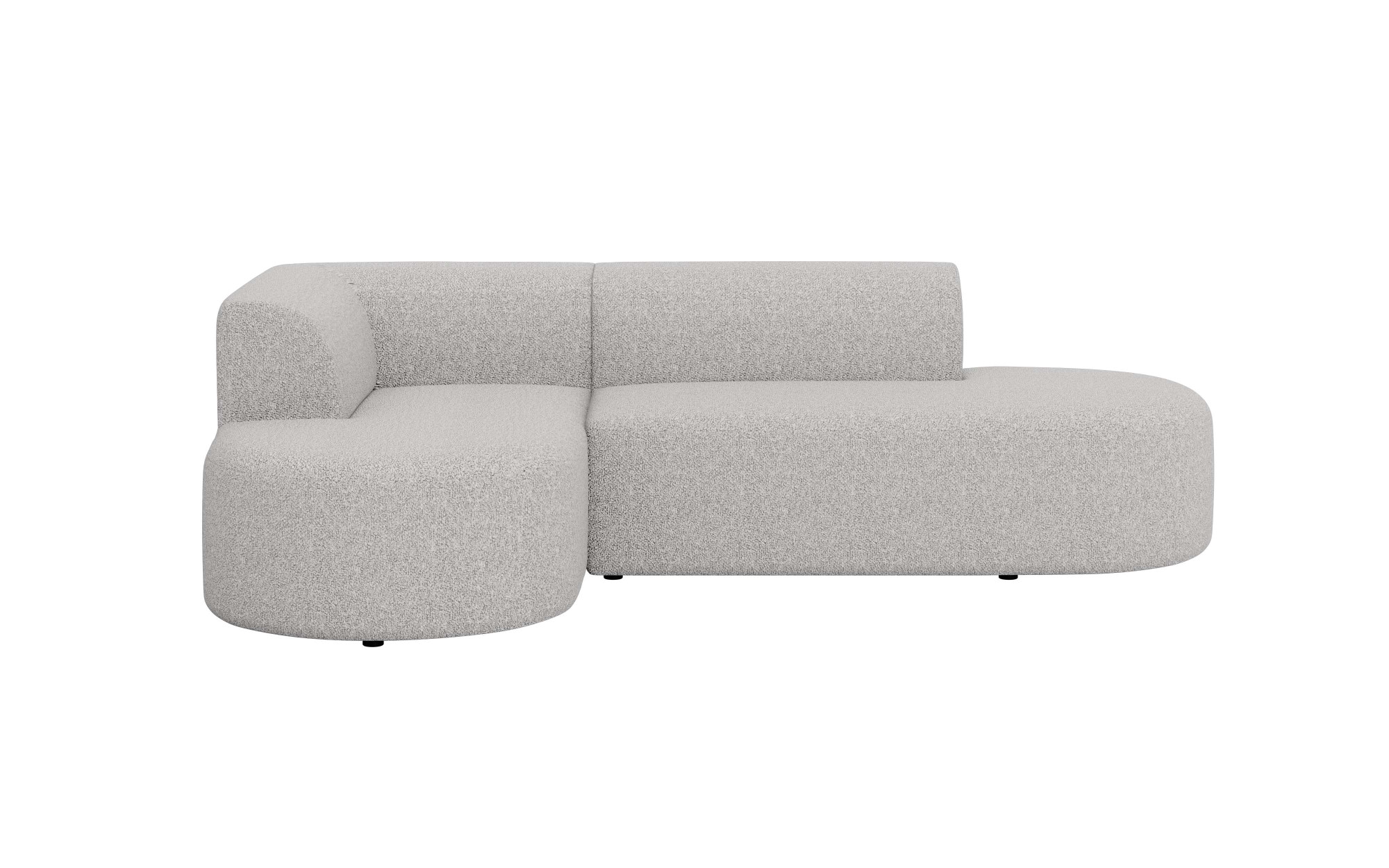 andas Ecksofa »Ecksofa Tvinne mit Ottomane links oder rechts bestellbar«, L-Form, mit Wellenunterfederung, BxTxH 260x170x73 cm