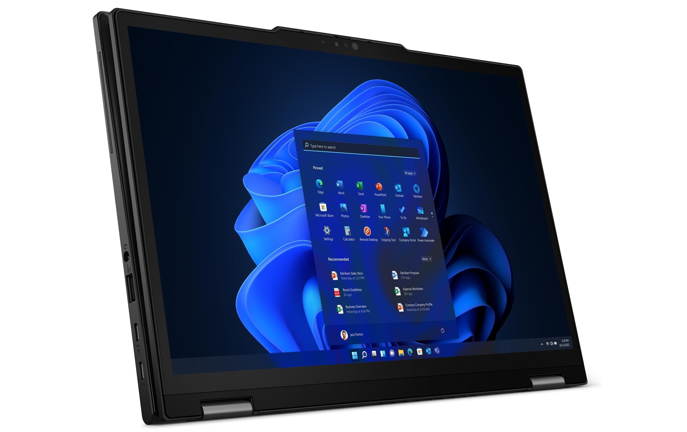 Lenovo Convertible Notebook »ThinkPad X13 Yoga G«, 33,64 cm, / 13,3 Zoll, Intel, Core i7, Iris Xe Graphics, 512 GB SSD