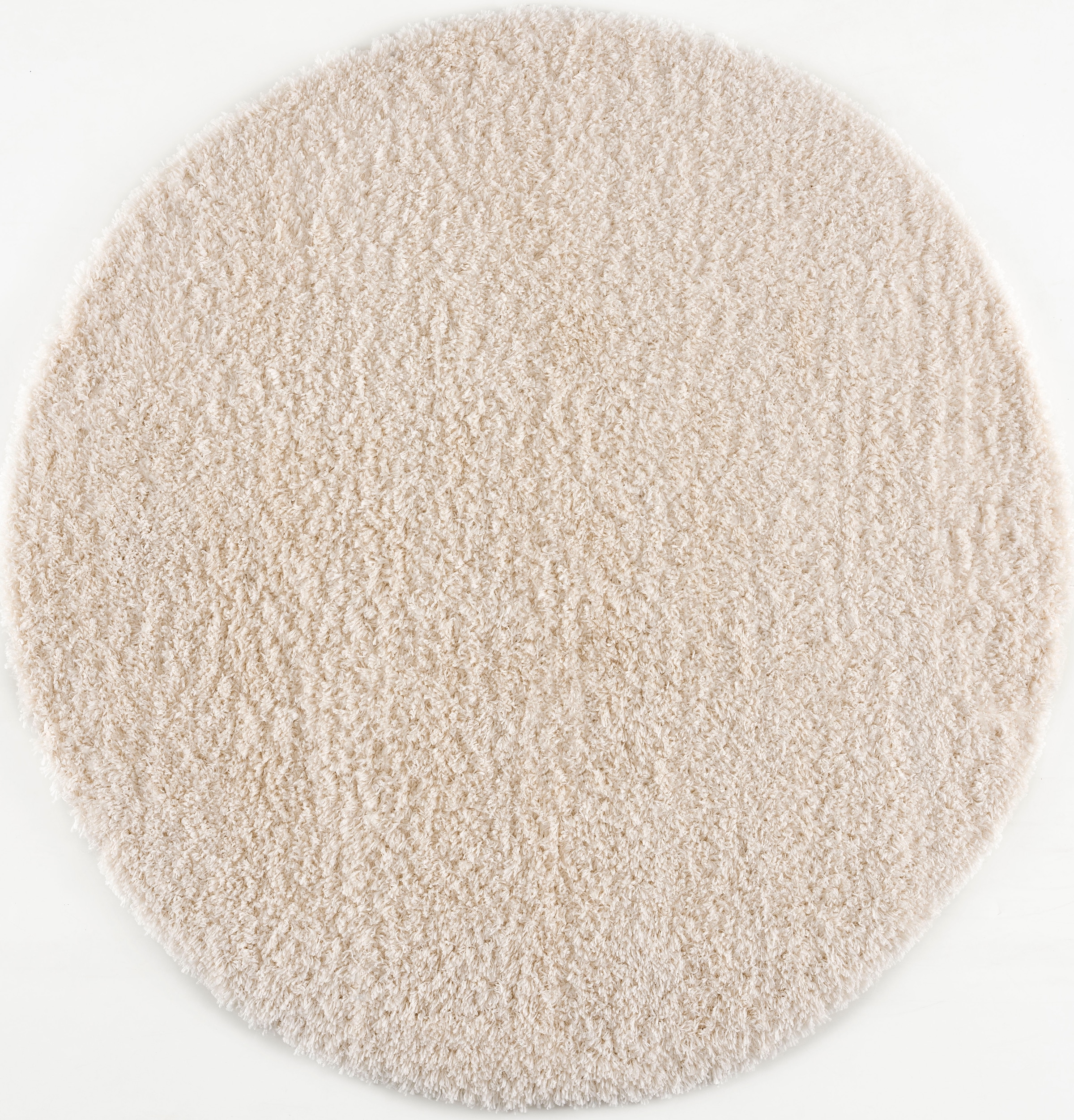 Sanat Hochflor-Teppich »Porto«, rund, 45 mm Höhe, Wohnzimmer, Langflor, Shaggy Teppich