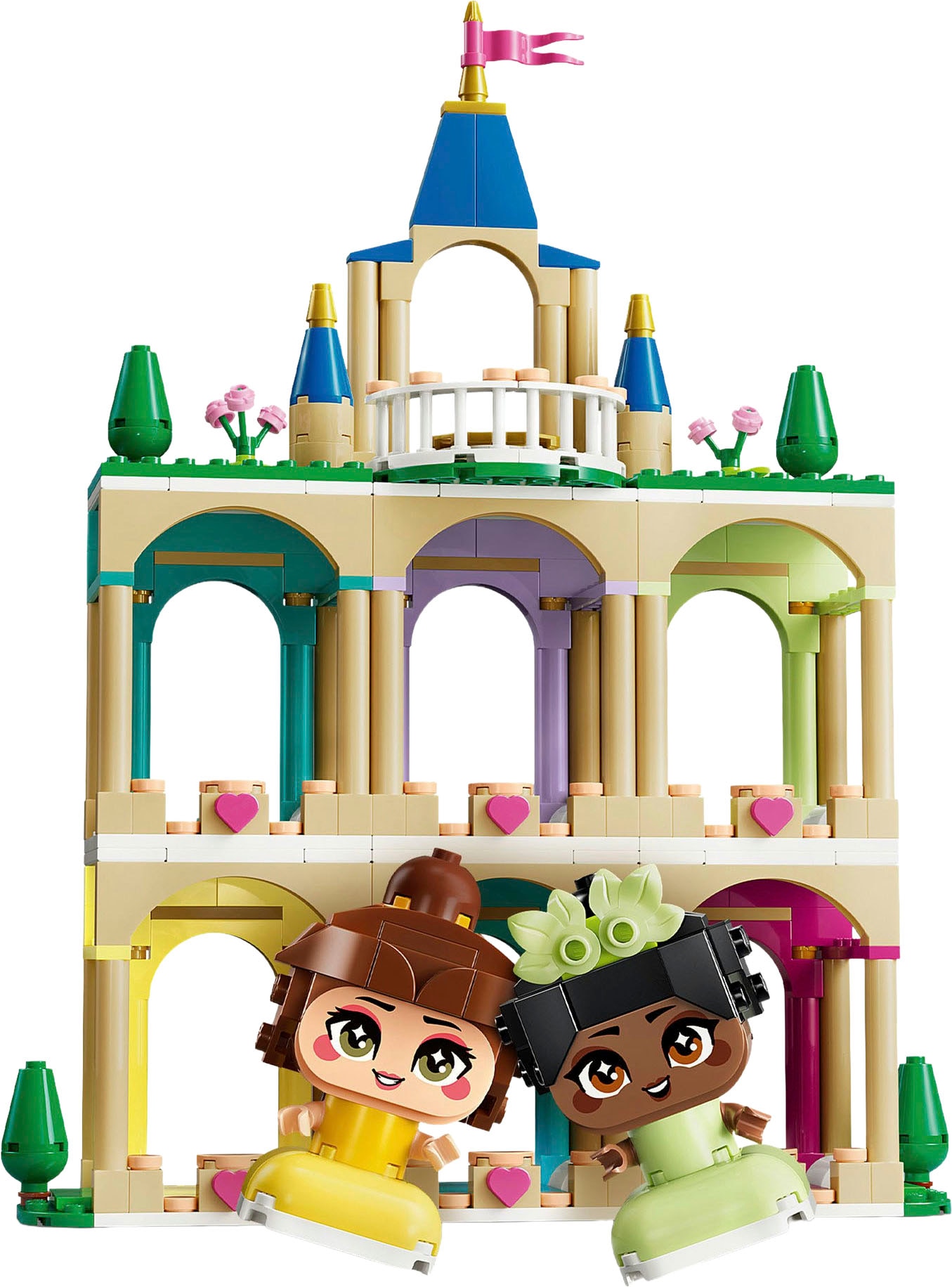 LEGO® Pions de construction »Die Mini-Prinzessinnen Belle und Tiana mit ihrem Schloss (43291)« LEGO Disney Princess; Made in Europe