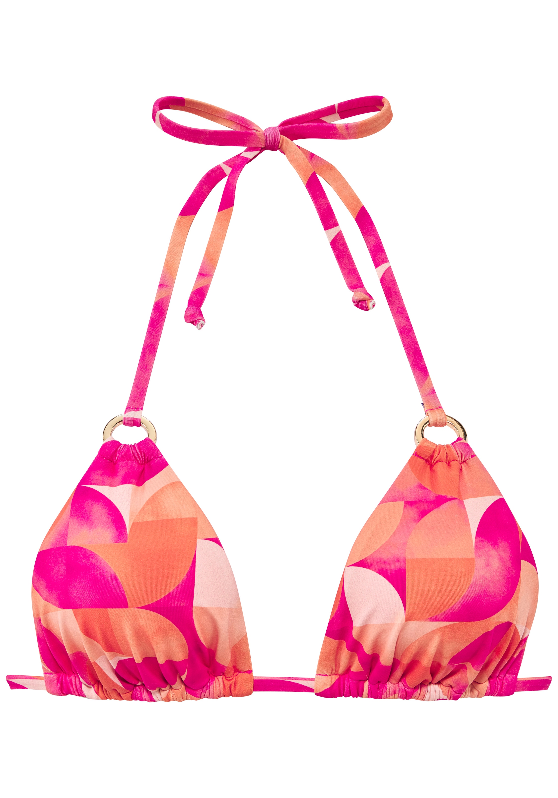 LASCANA Top bikini triangle »Tilly« mit modernem Allover-Print