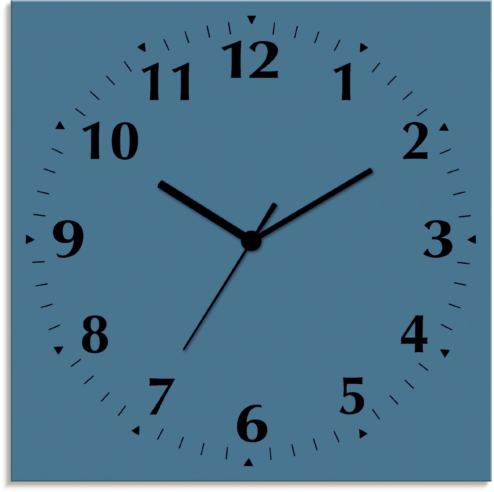 Image of Artland Wanduhr »Uni Trendfarben«, lautlos, ohne Tickgeräusche, nicht tickend, geräuschlos - wählbar: Funkuhr o. Quarzuhr, moderne Uhr für Wohnzimmer, Küche etc. - Stil: modern bei Ackermann Versand Schweiz