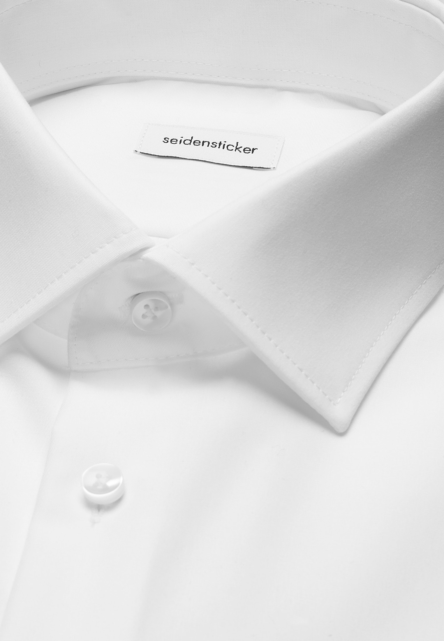 seidensticker Businesshemd »Schwarze Rose« Shaped 1/1 Extra lang Kentkragen Uni