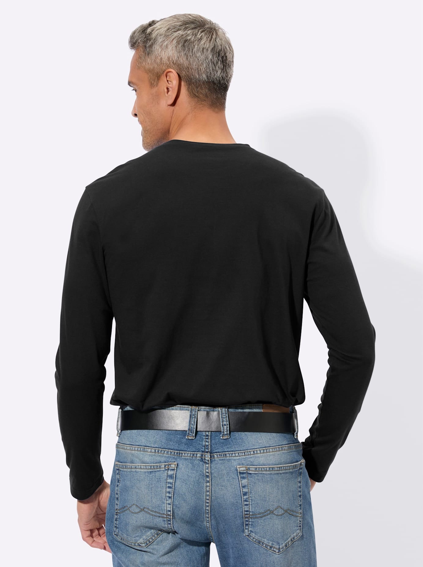   Langarmshirt »Rundhals-Shirt« 1