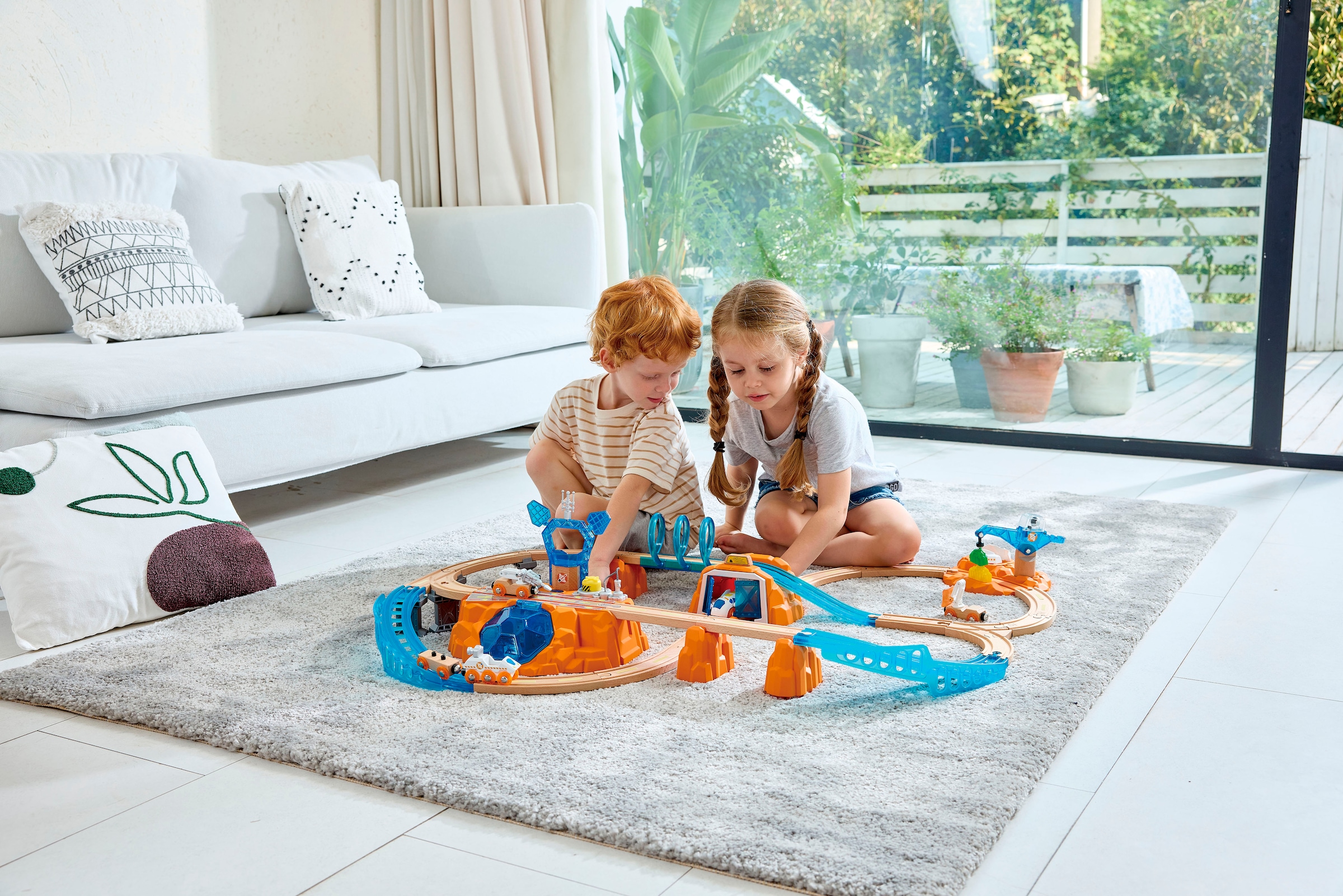 Hape Train jouet »Zugset - Mars-Erkundung« mit Licht und Sound