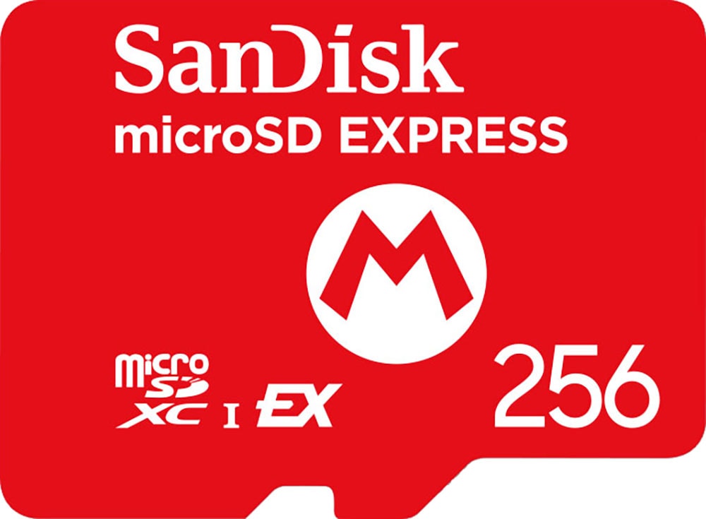 Image of Nintendo Switch 2 Speicherkarte "microSDXC EXPRESS 256 GB (Mario Design)" (256 GB )