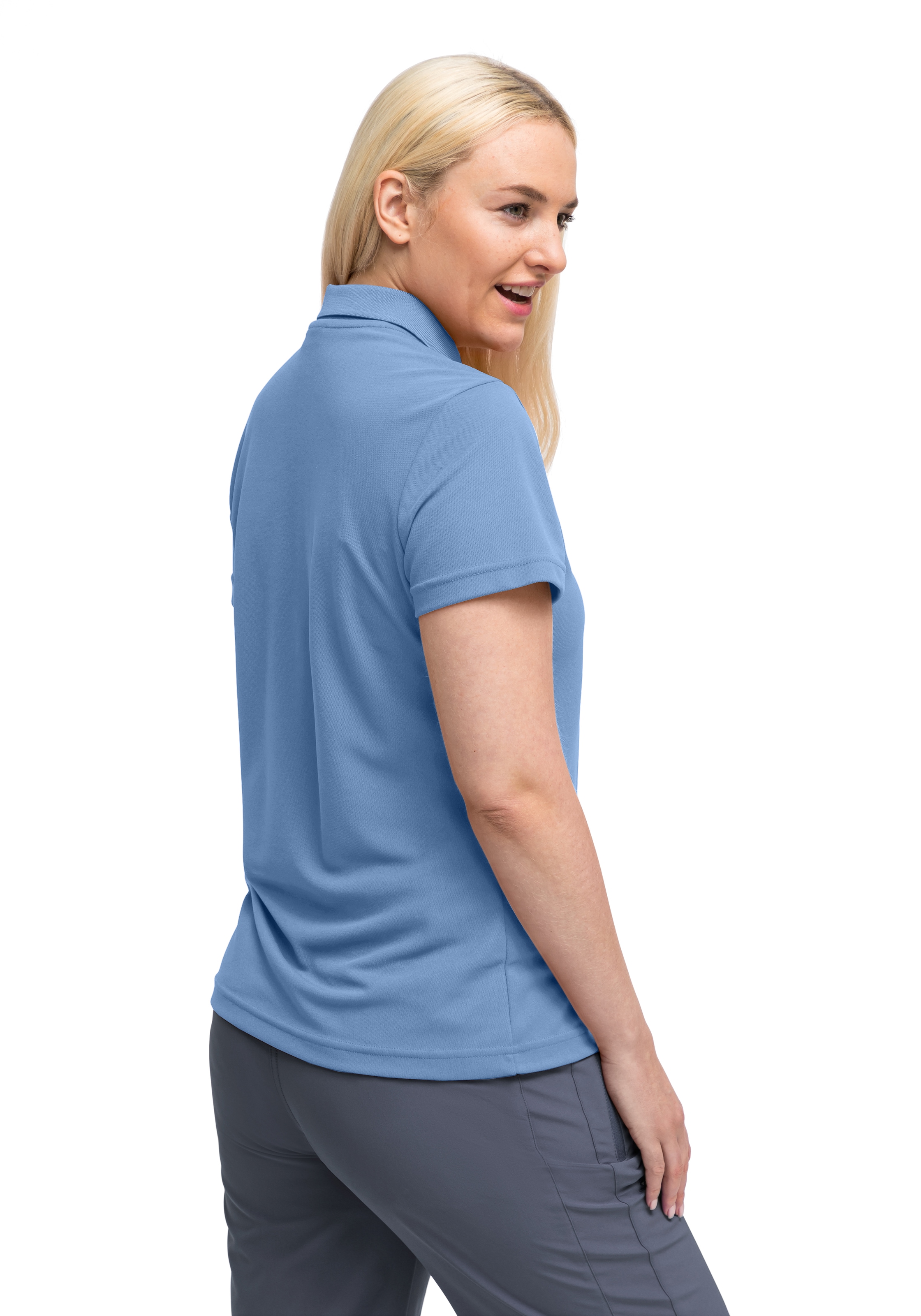 Maier Sports Poloshirt »Ulrike« Damen Polo kurzarm, leichtes Shirt, Funktionsshirt mit Kragen, Reg Fit