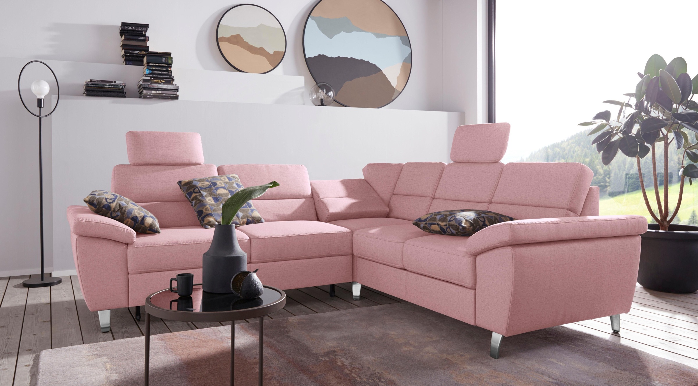 sit&more Ecksofa »Sorano L-Form«, wahlweise mit Bett- und Relaxfunktion, inkl. Bettkasten