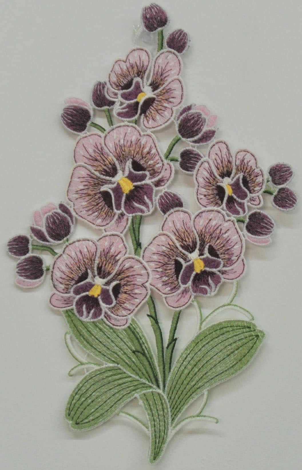 Image of Stickereien Plauen Fensterbild "Orchidee"