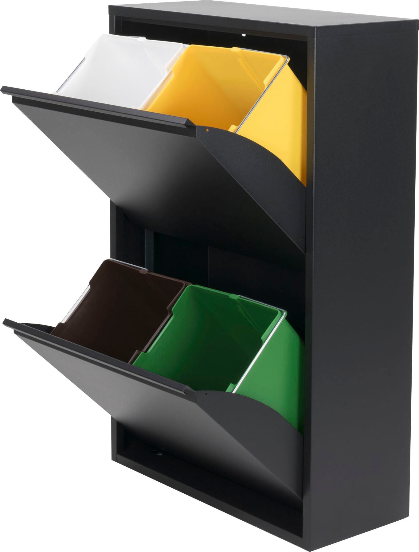 Spinder Design Système de tri des déchets »Gigi« Métal, largeur 60 cm