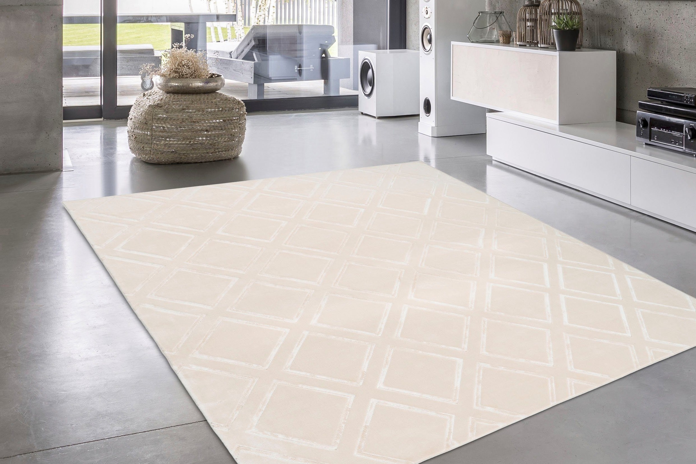 my home Läufer »Ledion«, rechteckig, 7 mm Höhe, besonders weich durch Mikrofaser, Teppichläufer, Kurzflor, 3D-Effekt
