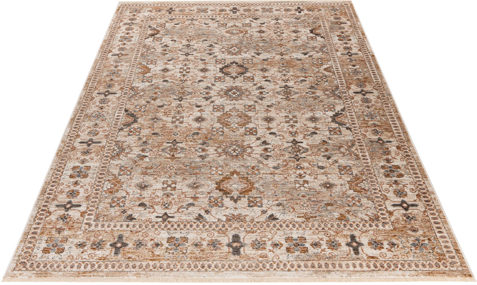 Image of Obsession Teppich "My Laos 465" rechteckig 9 mm Höhe orientalisches Design, mit Fransen, Wohnzimmer, auch als Läufer
