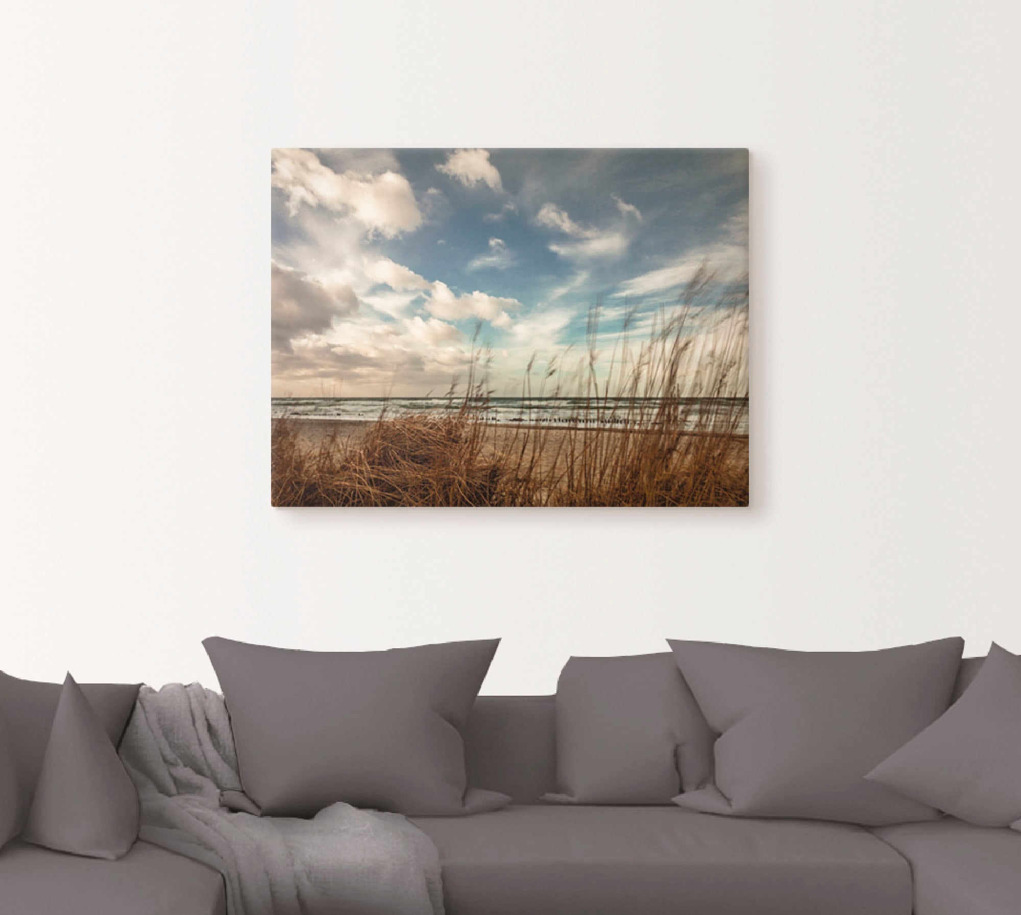 Artland Leinwandbild »An der Küste der Ostsee« Gewässer 1 Stk. tlg. auf Holzrahmen gespannt