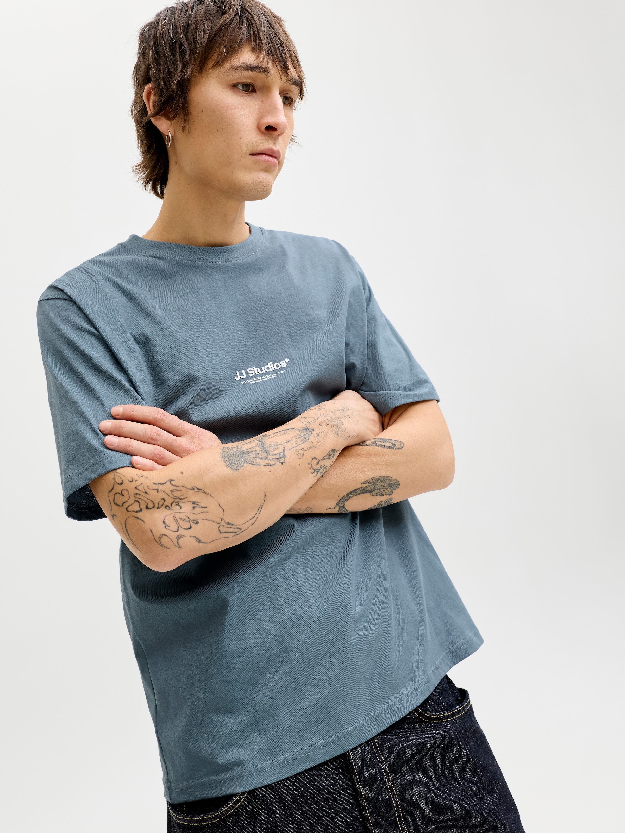 Jack & Jones T-shirt »JJESOHO TEE SS CREW NECK NOOS« coton, coupe décontractée