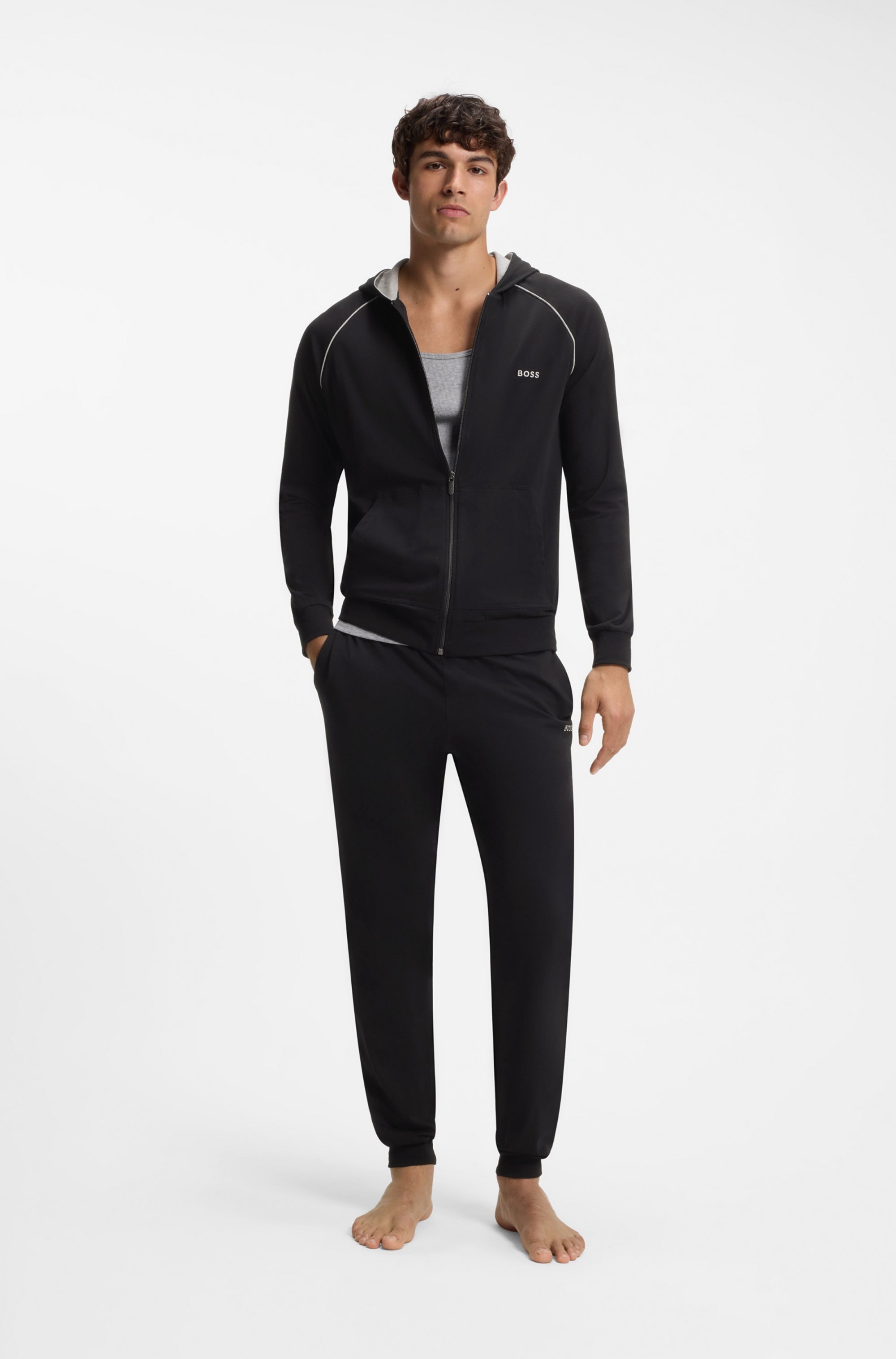 BOSS Pantalon sweat »Mix&Match Pants«  mit BOSS Aufdruck auf dem Kordelzug
