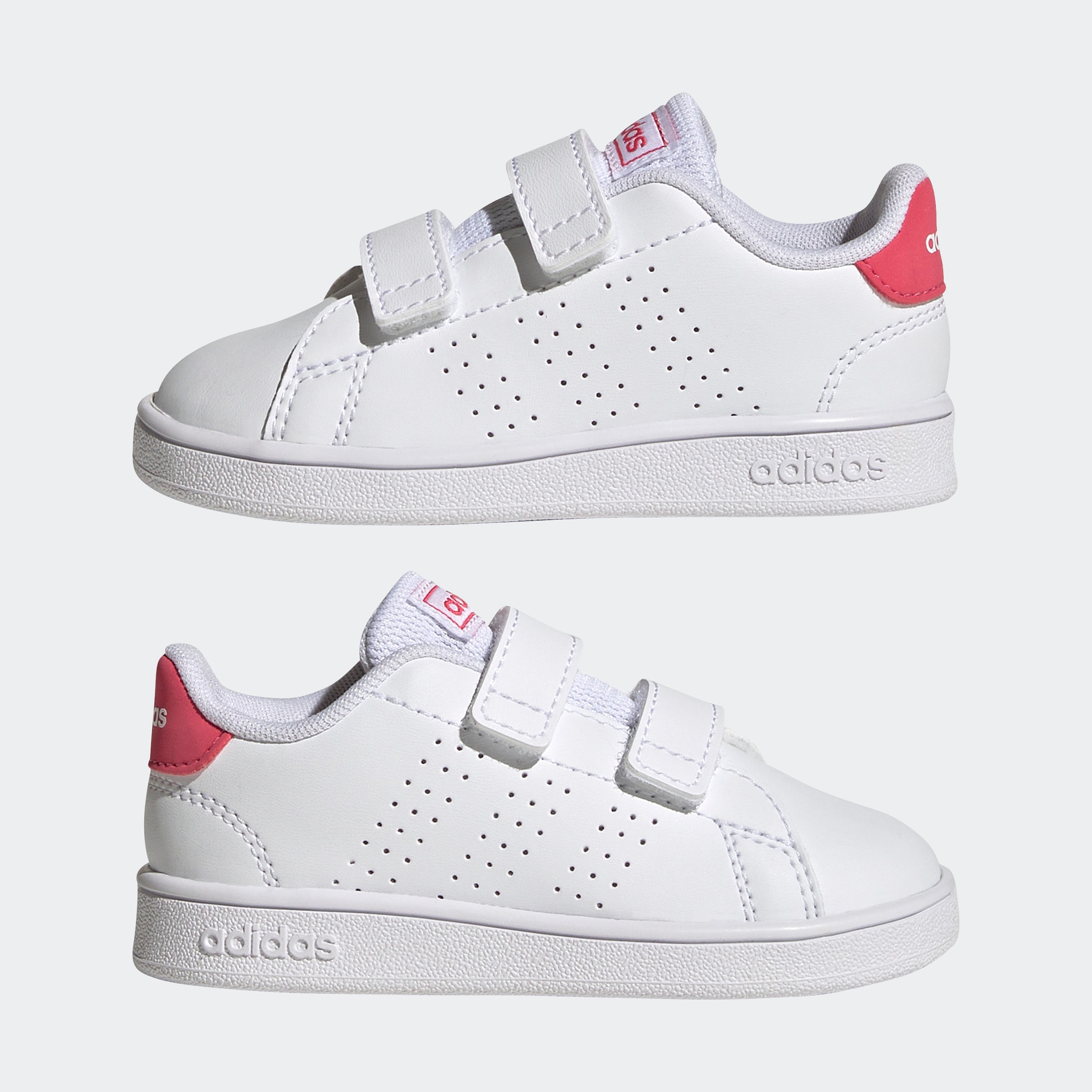 adidas Sportswear Sneakers »ADVANTAGE LIFESTYLE COURT TWO HOOK-AND-LOOP«  Design auf den Spuren des adidas Stan Smith