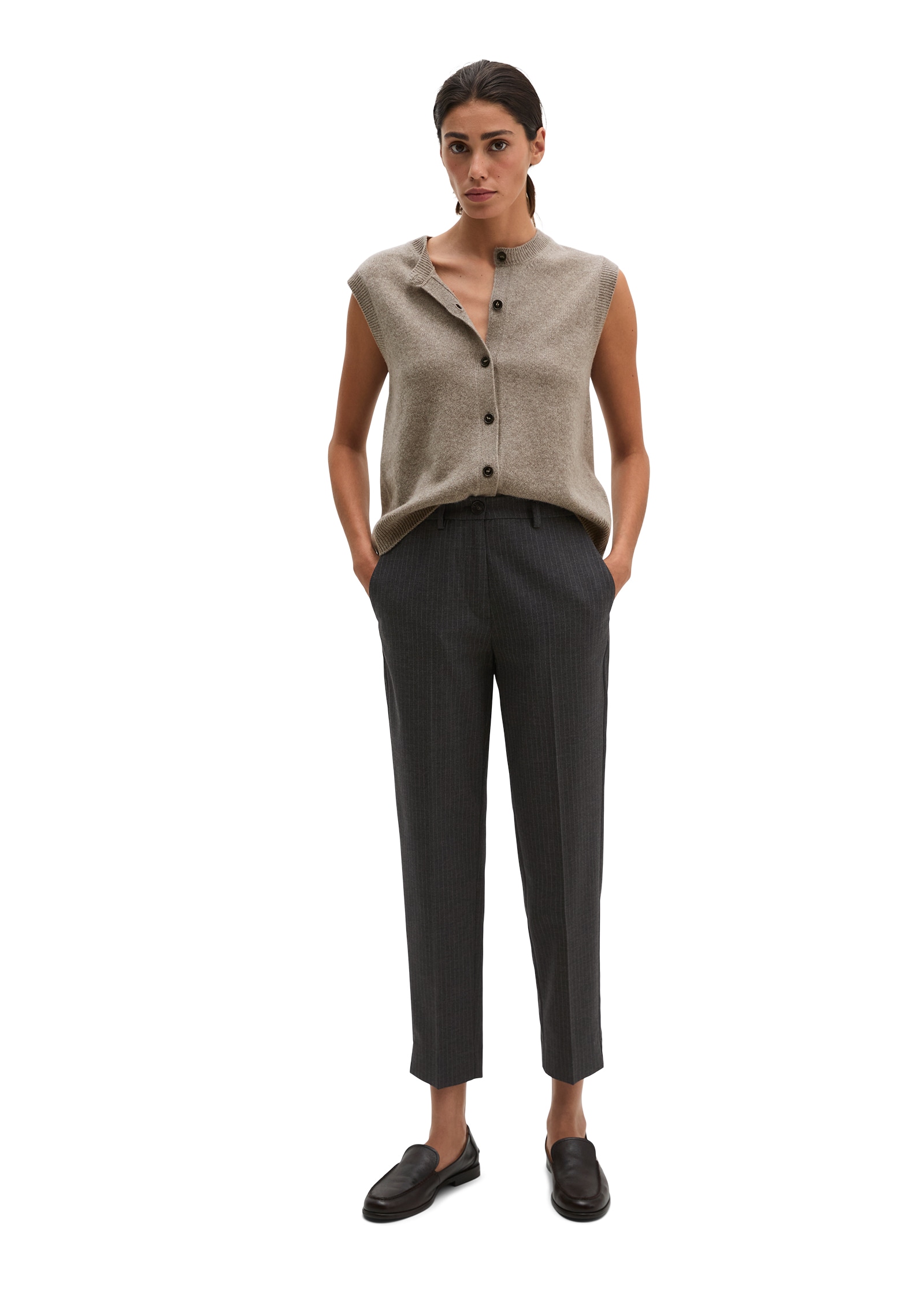 Marc O'Polo Pantalon 7/8  mit Schlitz am Saum, Slim Fit