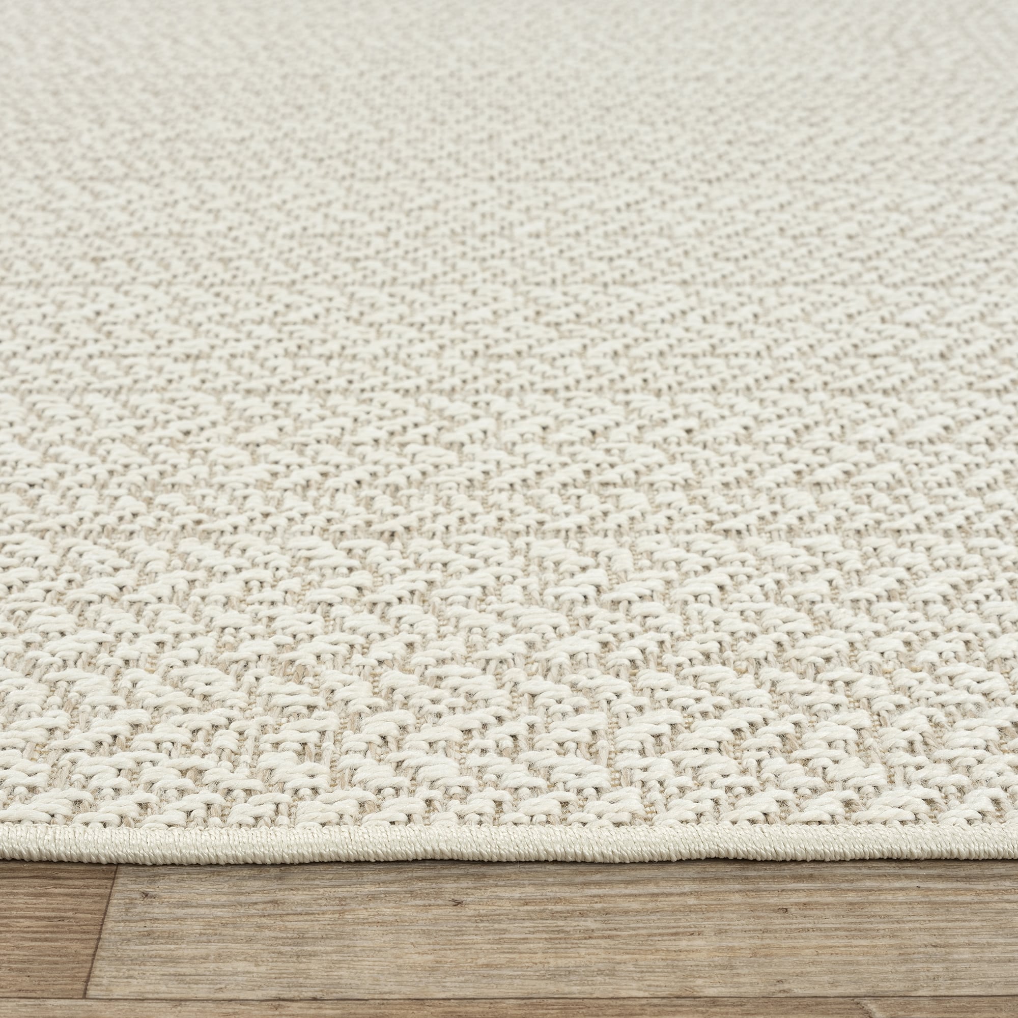 the carpet Outdoorteppich »Kansas«, rechteckig, 1 mm Höhe, moderner robuster In und Outdoor Teppich Jute Look