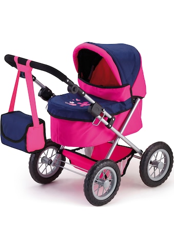 Puppenwagen »Trendy, pink/blau«, inkl. Wickeltasche
