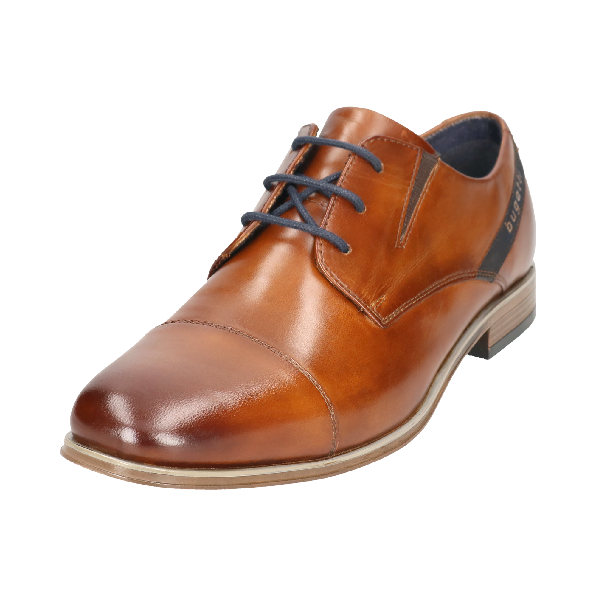 Image of bugatti Schnürschuh Halbschuh, Business-Schnürer, Anzugschuh mit seitlichem Logoschriftzug
