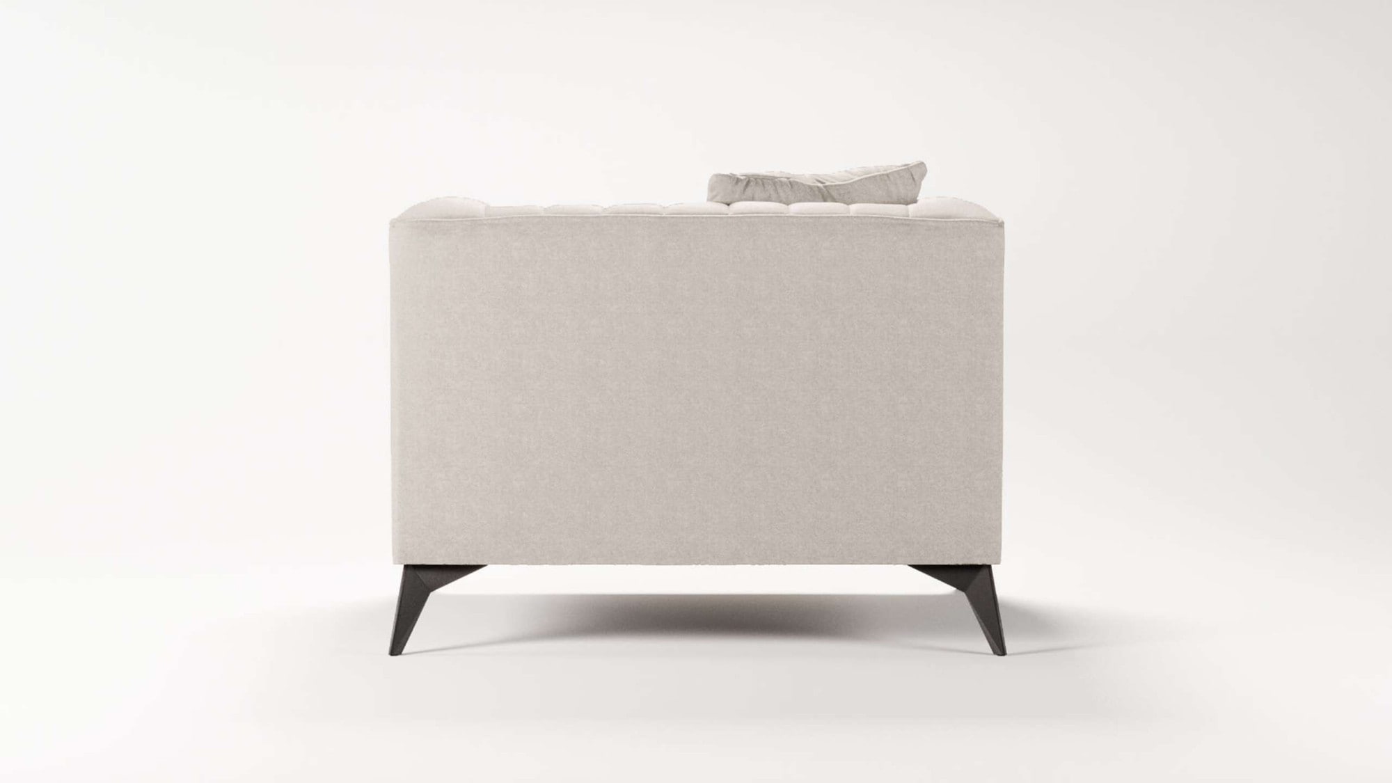Places of Style Sessel »MATTHEW Loungesessel, Masse B/T/H: 99/86/74 cm«, incl. 1 Zierkissen, Steppung im Rückenbereich
