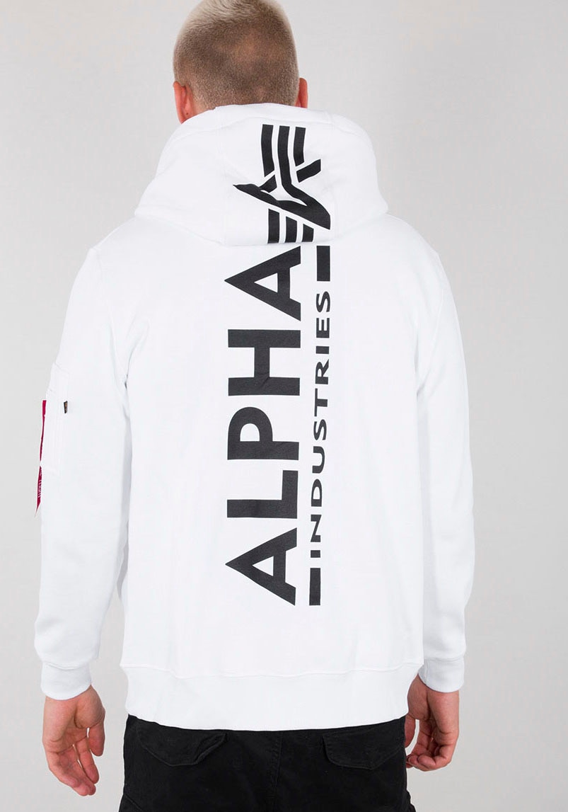 Alpha Industries Kapuzensweatjacke »Back Print Zip Hoody«