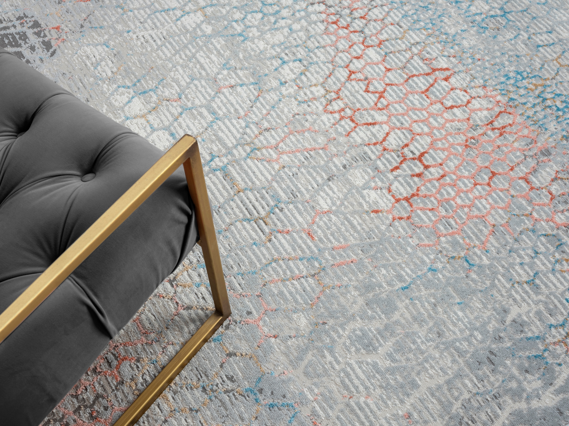 GOODproduct Teppich »Jaxyn« rechteckig 8 mm Höhe Kurzflor, modernes Design, pflegeleicht, Wohnzimmer