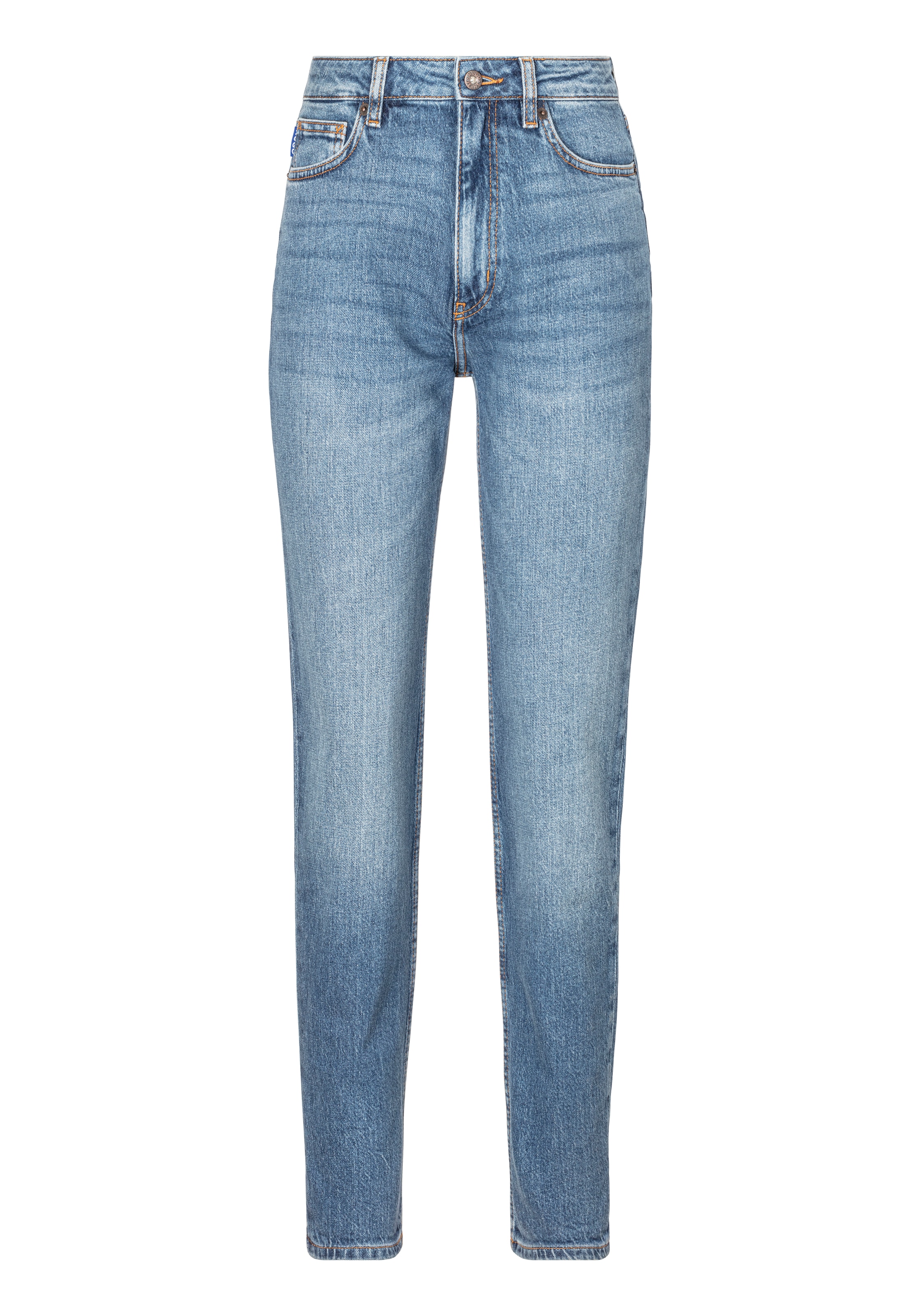 HUGO Blue Mom-Jeans »Noe_B«, Straight Fit Jeans mit hoher Leibhöhe