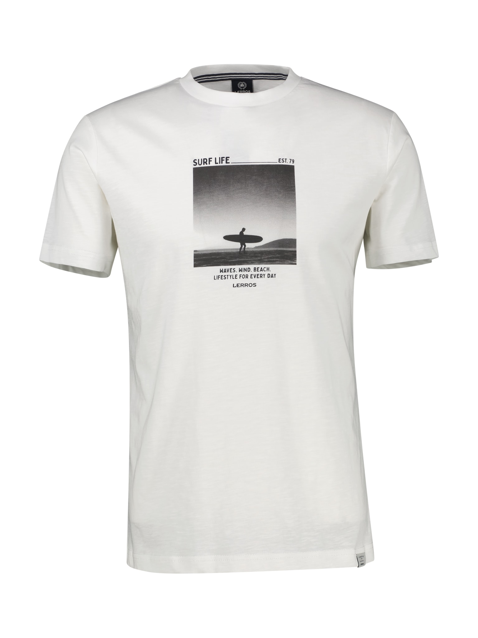LERROS T-shirt à manches courtes T-shirt d'été avec imprimé