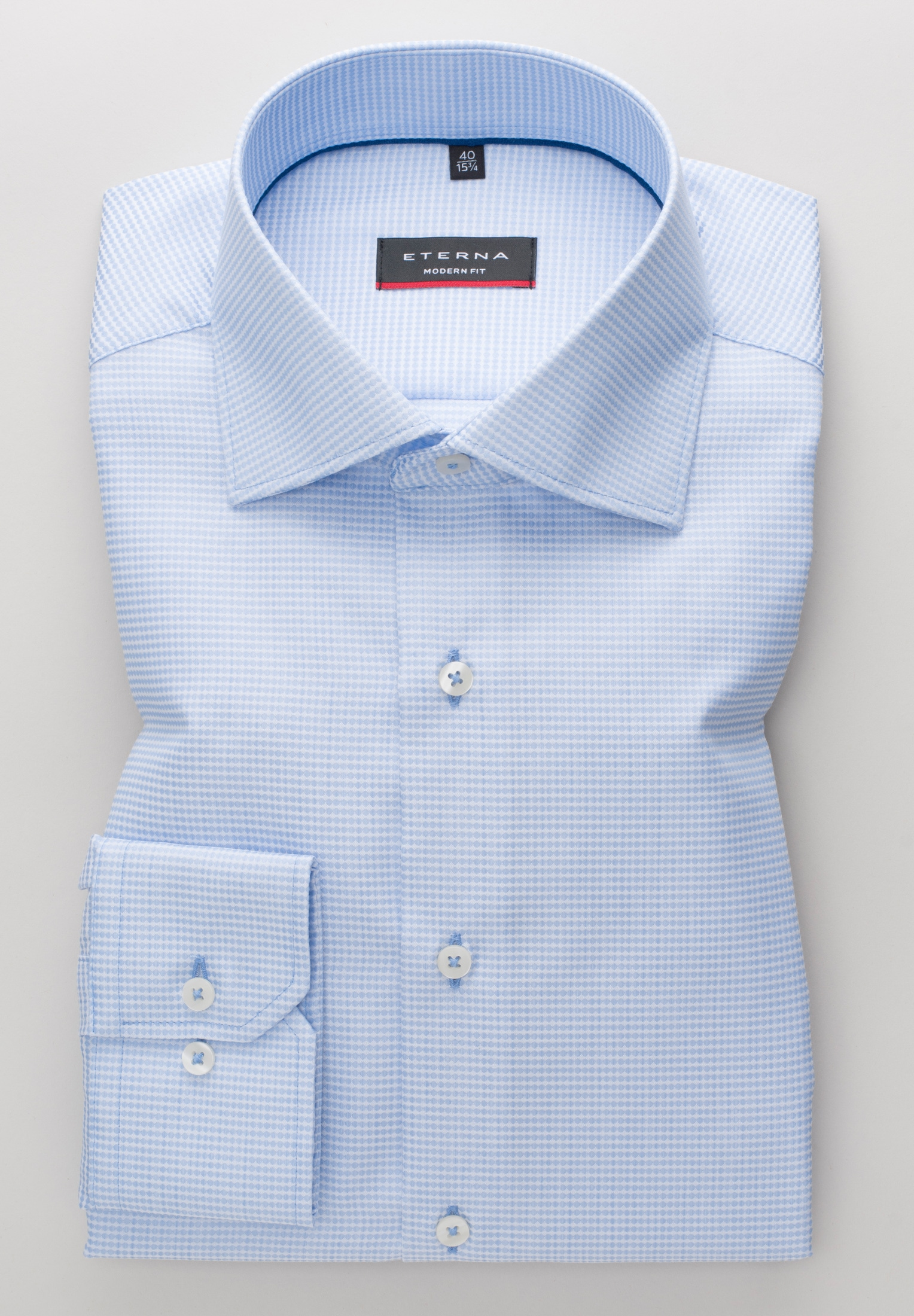 Eterna Langarmhemd »MODERN FIT« NON IRON (bügelfrei)