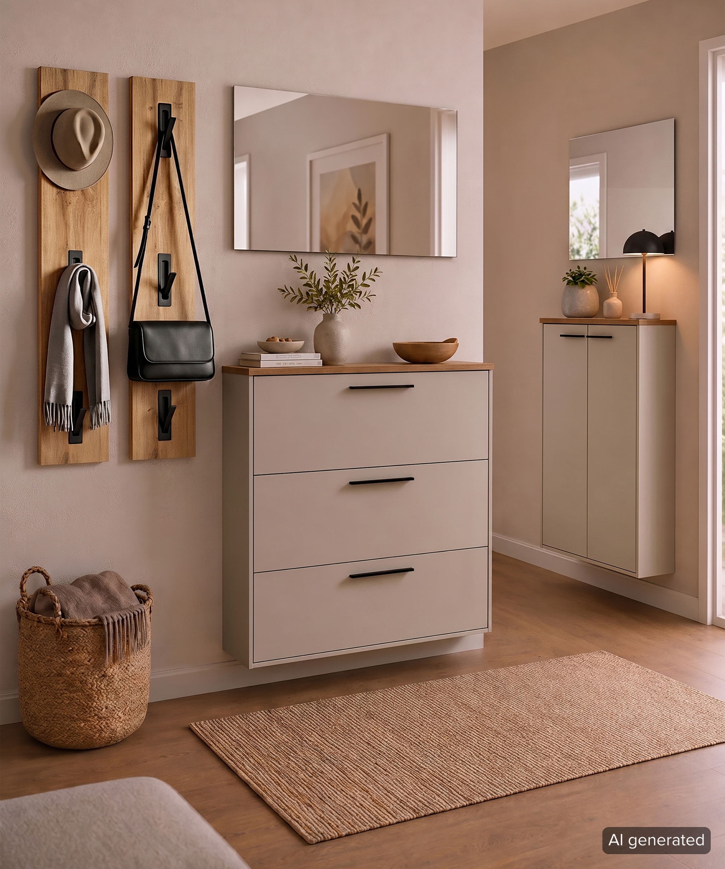 Schildmeyer »Saga, mit fühlbarer Holzstruktur, Breite 55 cm, Made in Germany« 1 Stk. tlg. Eiche Landhaus Dekor mit fühlbarer Struktur, Made in Germany