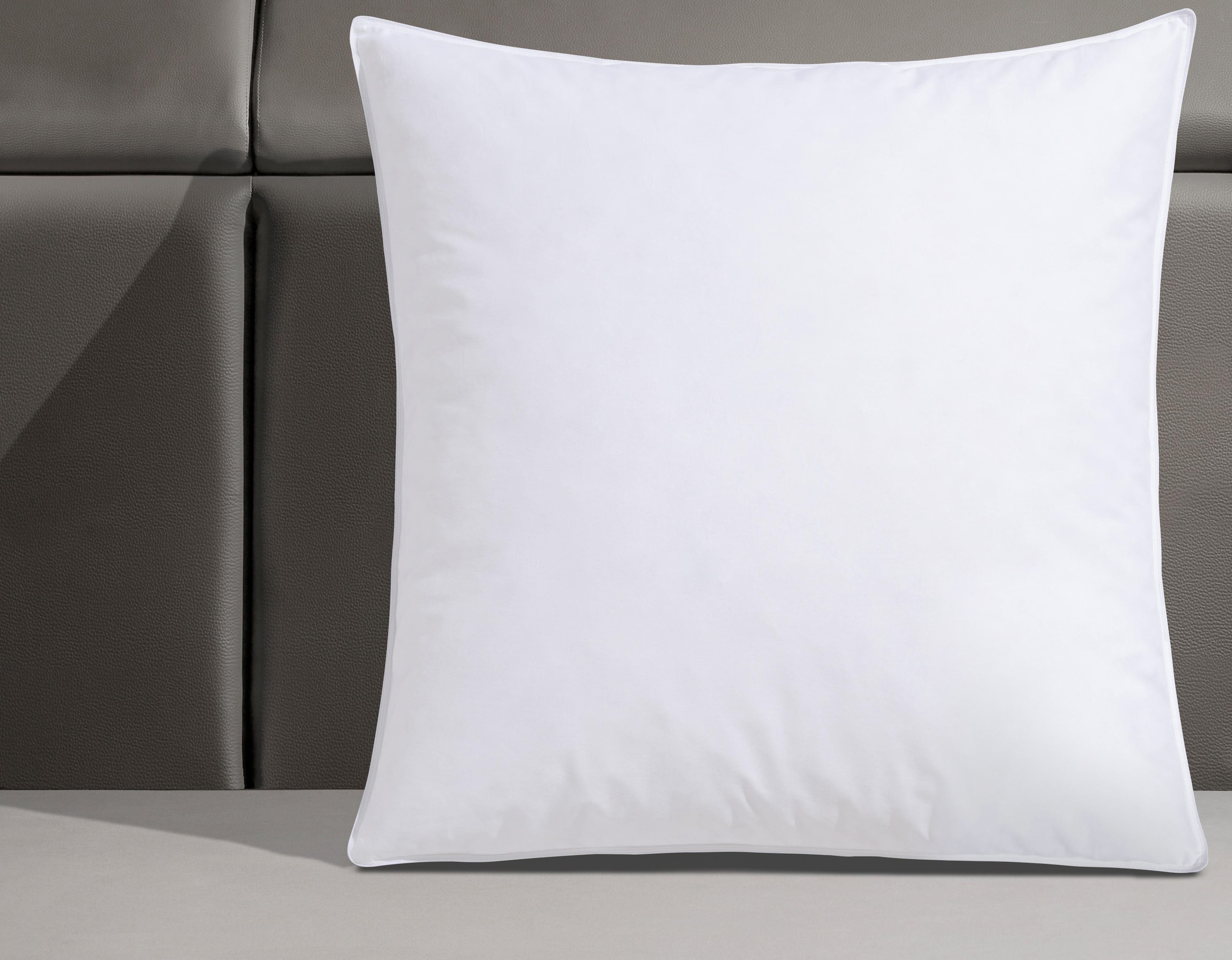 Älgdröm 3-Kammer-Kopfkissen »Lasse, Kopfkissen 40x80 cm, 80x80 cm«, Füllung: 60% Daunen / 40% Federn (Aussenkammern), Bezug: feiner Daunenbatist, 100% Baumwolle, (1 St.), Kissen, Made in Germany, Made in Green, allergikerfreundlich