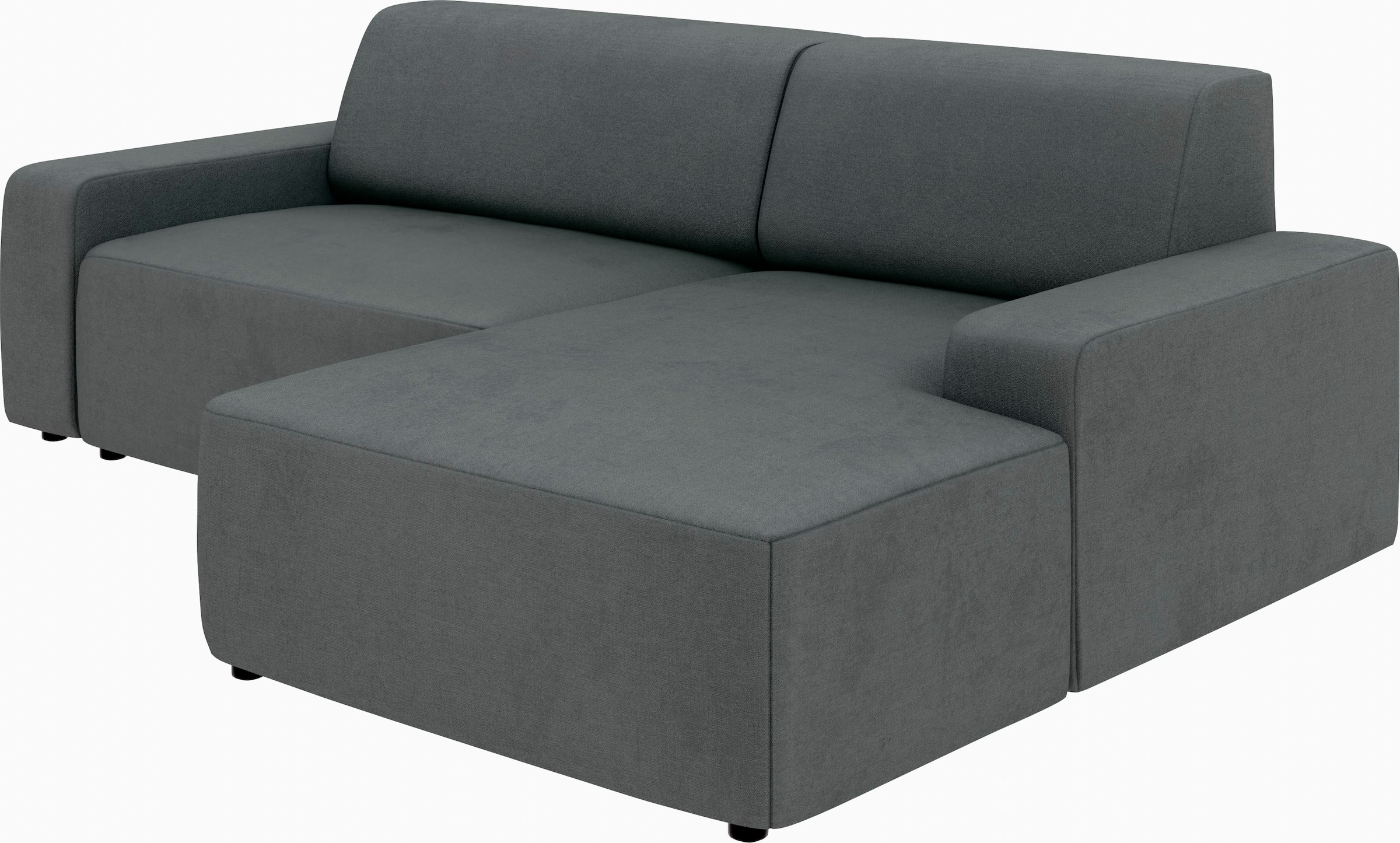 TRENDMANUFAKTUR Ecksofa »Wien, wahlweise mit Sitzvorschub und Bettkasten, Breite 246 cm« L-Form, in trendigem Cordstoff