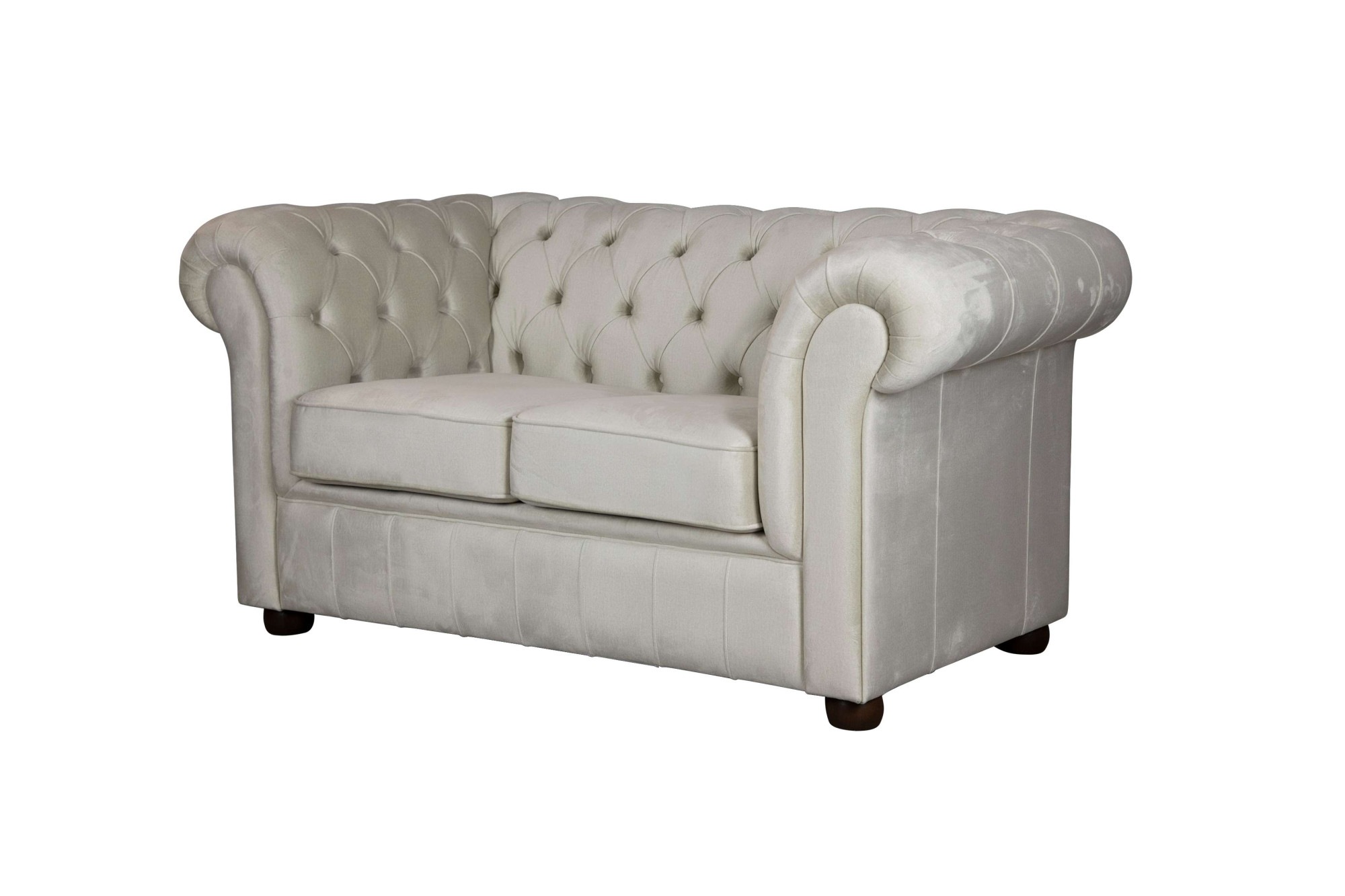 Home affaire 2-Sitzer »CHARENTE, Chesterfield-Sofa, Wellenfederung, Masse: B/T/H: 147/89/74 cm«, mit edler Knopfheftung und typischen Armlehnen
