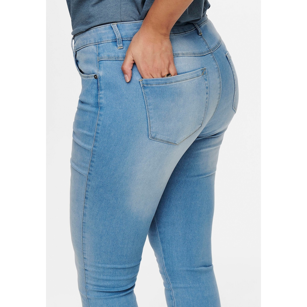 ONLY CARMAKOMA High-waist-Jeans »CARAUGUSTA HW SK BJ13333 LBD DNM NOOS«