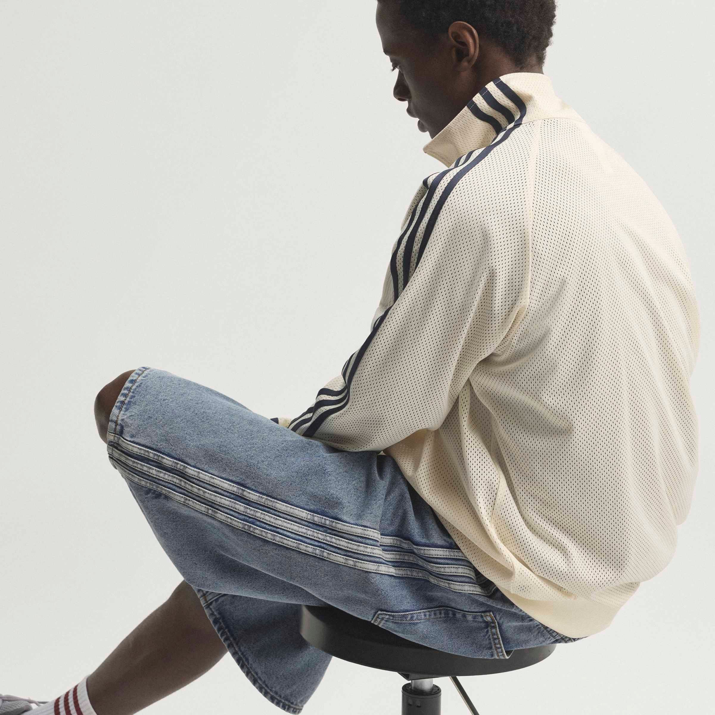 adidas Originals Bermuda en jean »FIREBIRD ADICOLOR DENIM-JORTS MITTELHOHER BUND BEIN GERADE GESCHNITTEN«