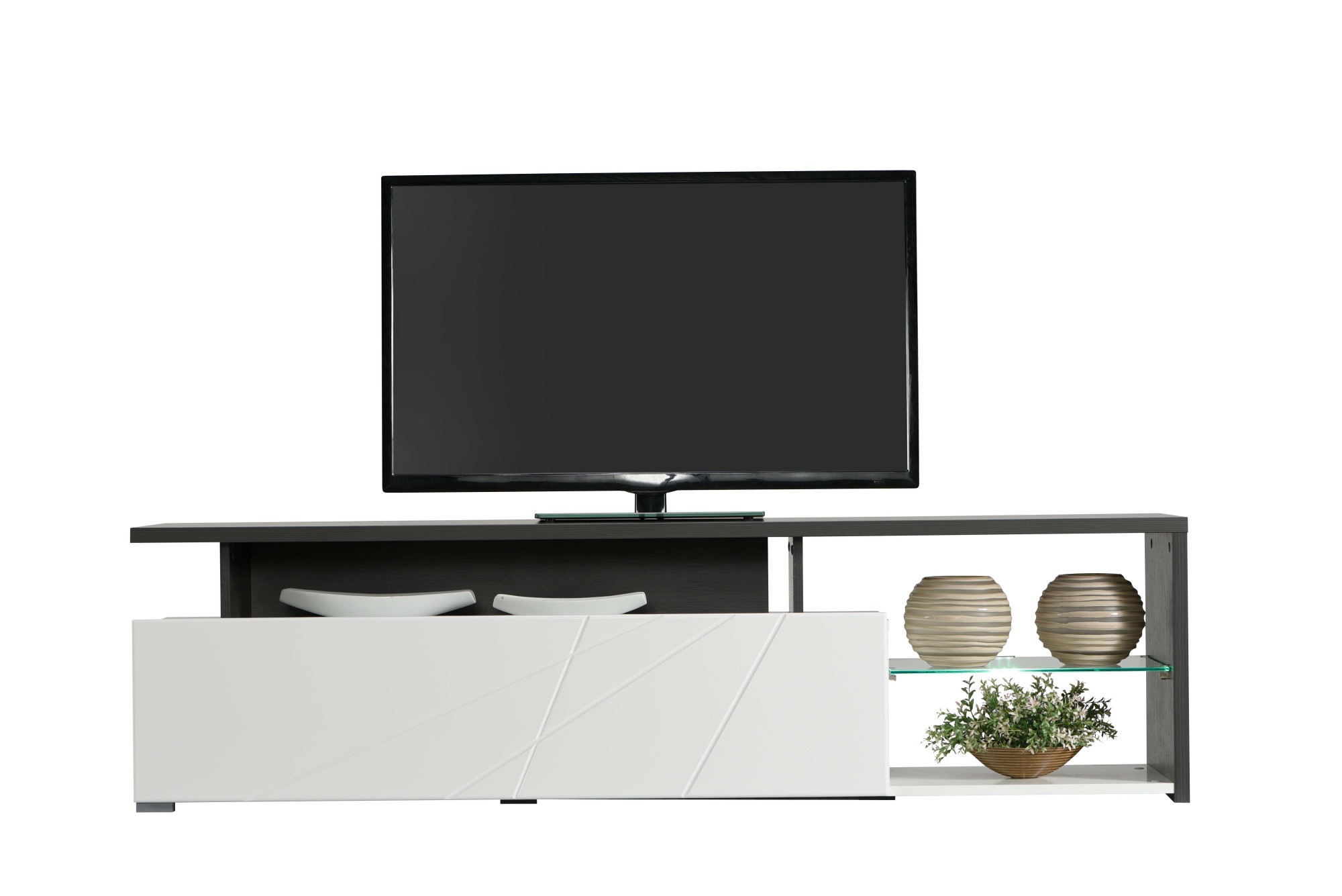INOSIGN Lowboard »Arctic TV-Board« TV-Kommode,Br. 170 cm, mit und ohne LED-Beleuchtung,Front mit Fräsung