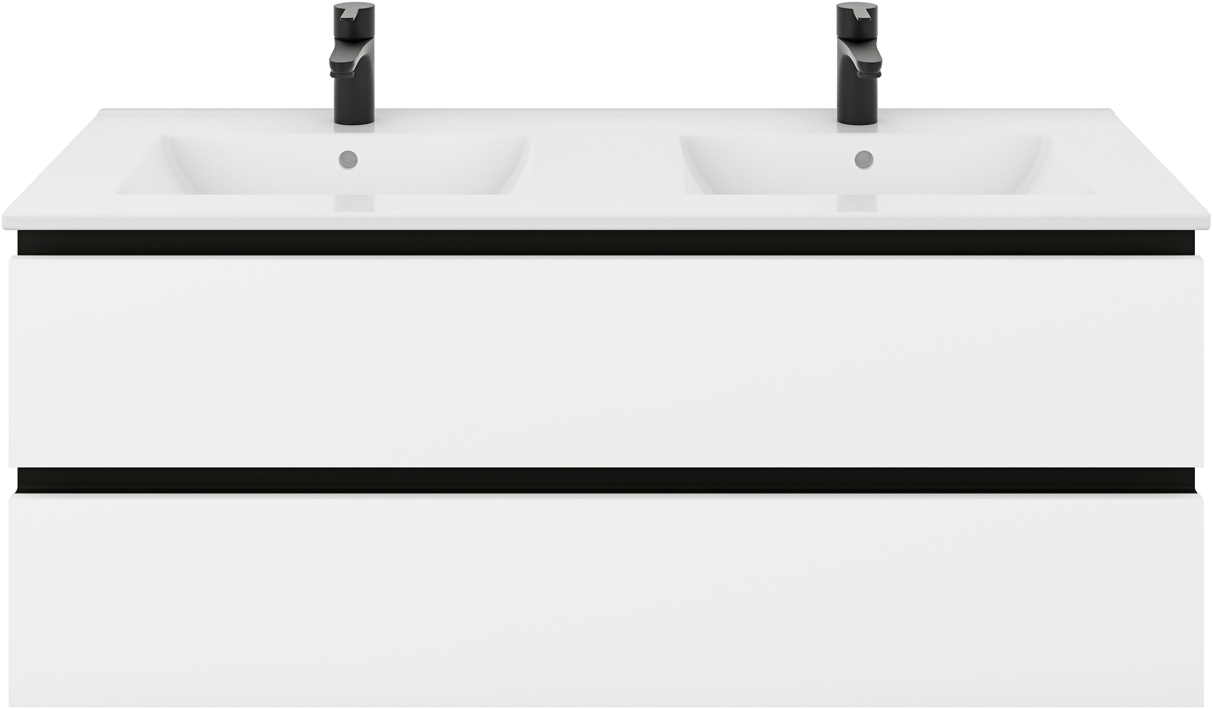 MARLIN Waschtisch »3510clarus«, 122 cm breit, Waschplatz inkl. Waschbecken, vormontiert