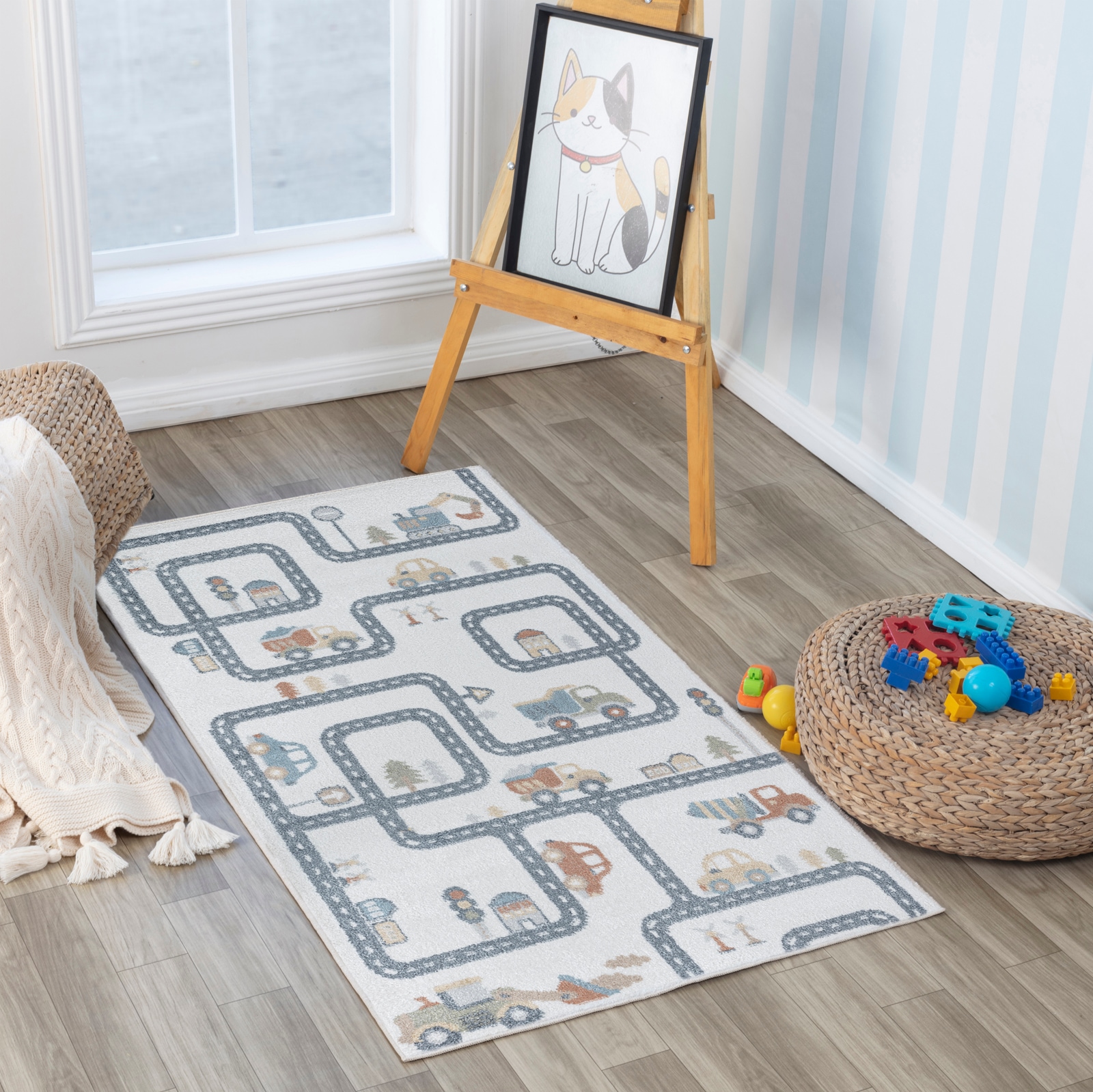 Image of Livabliss Kinderteppich "OSAKA" rechteckig 6 mm Höhe Kids